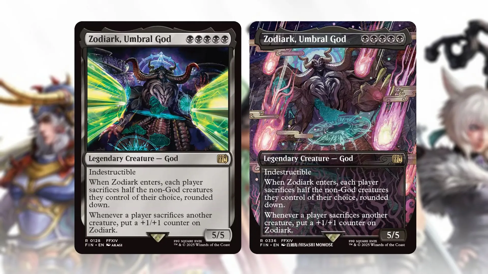 Thẻ bài Zodiark trong bộ Final Fantasy x Magic The Gathering