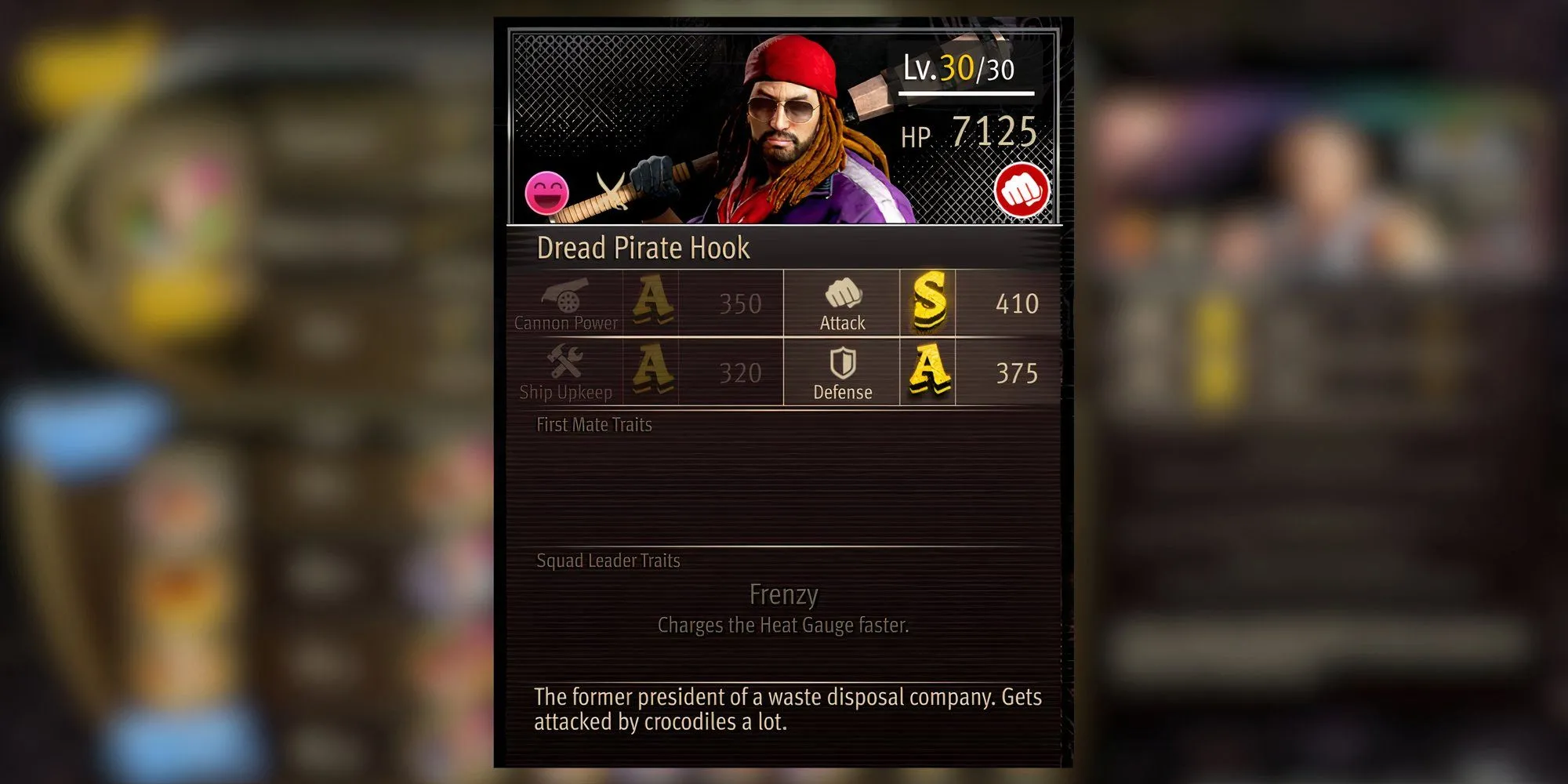 Thuyền trưởng Hook, thuyền viên trong Like a Dragon: Pirate Yakuza