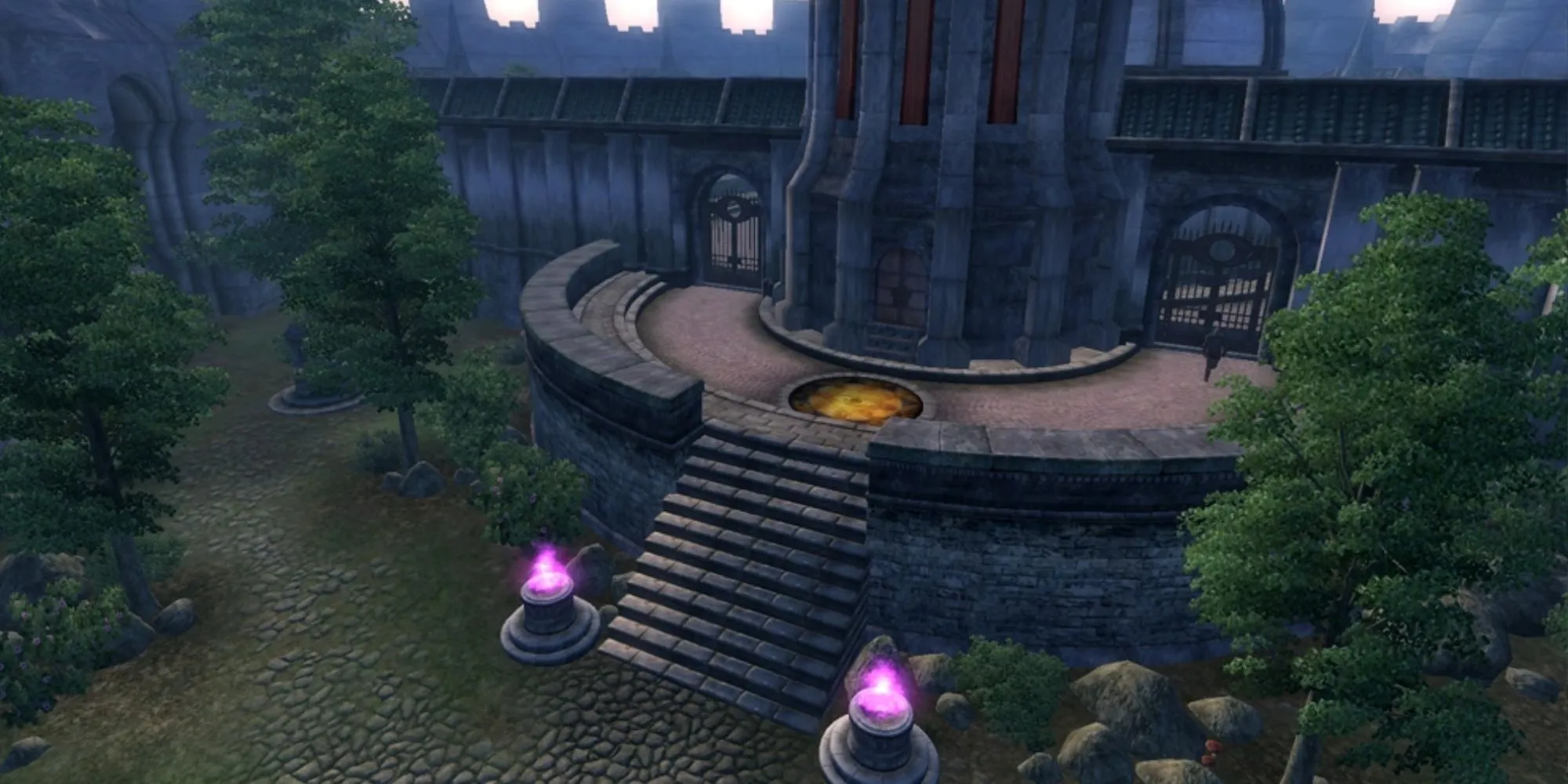 Toàn cảnh Học viện Arcane trong game The Elder Scrolls IV: Oblivion