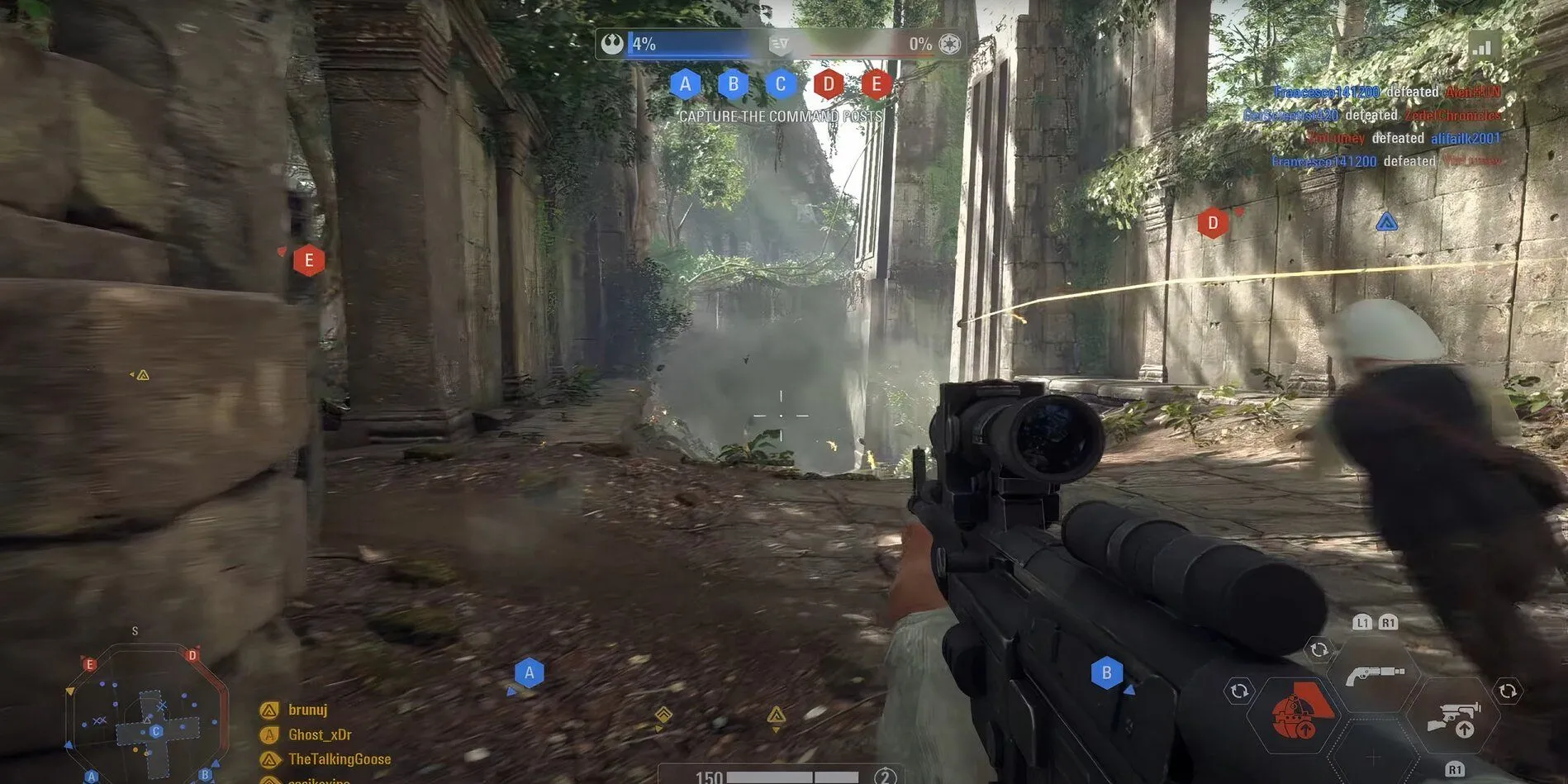 Trận chiến nhiều người chơi trong Star Wars Battlefront 2