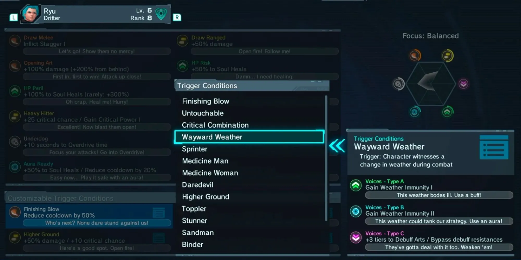 Tùy chỉnh các loại Voice Type cho Soul Voice trong Xenoblade Chronicles X