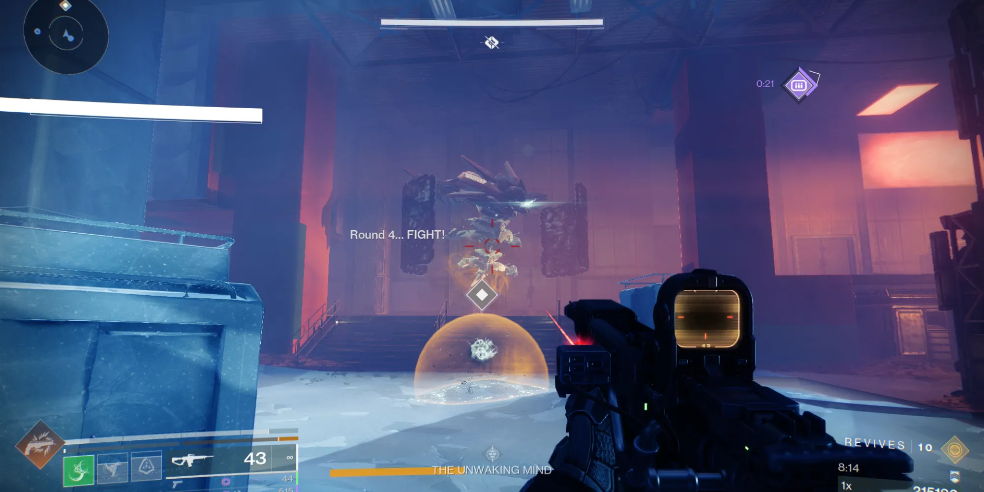 Vệ Binh chiến đấu với boss Vex Hydra trong hoạt động Rushdown Guardian Games Destiny 2 2025