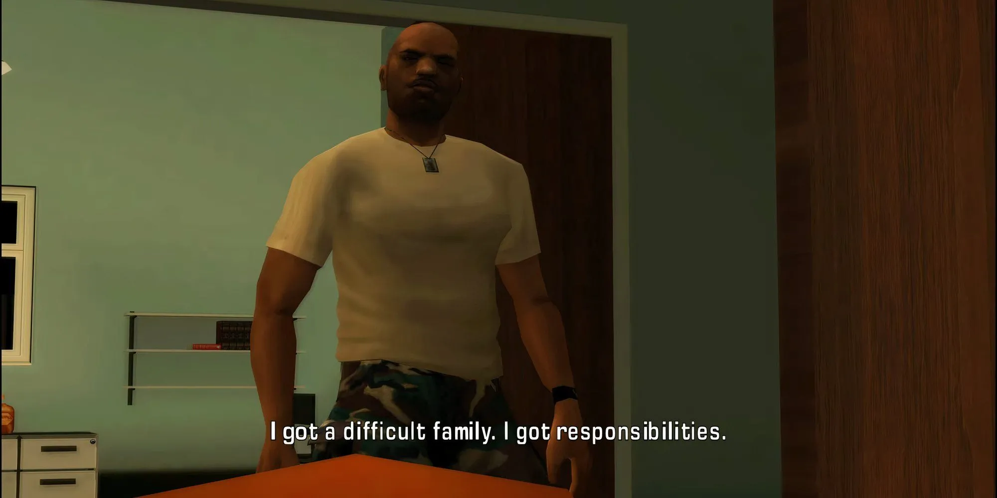 Victor Vance trong GTA Vice City Stories đang đứng
