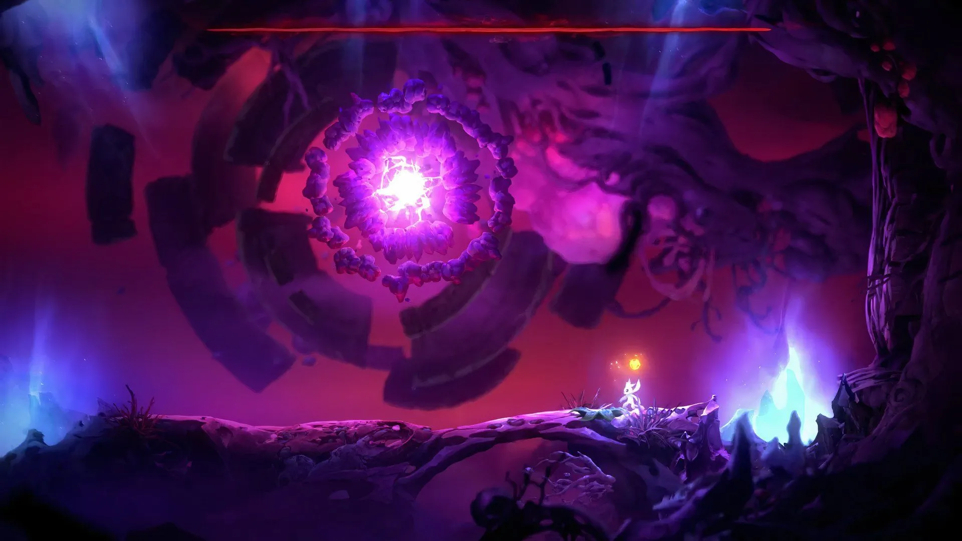 willow stone boss above ori in ori and the will of wisps
