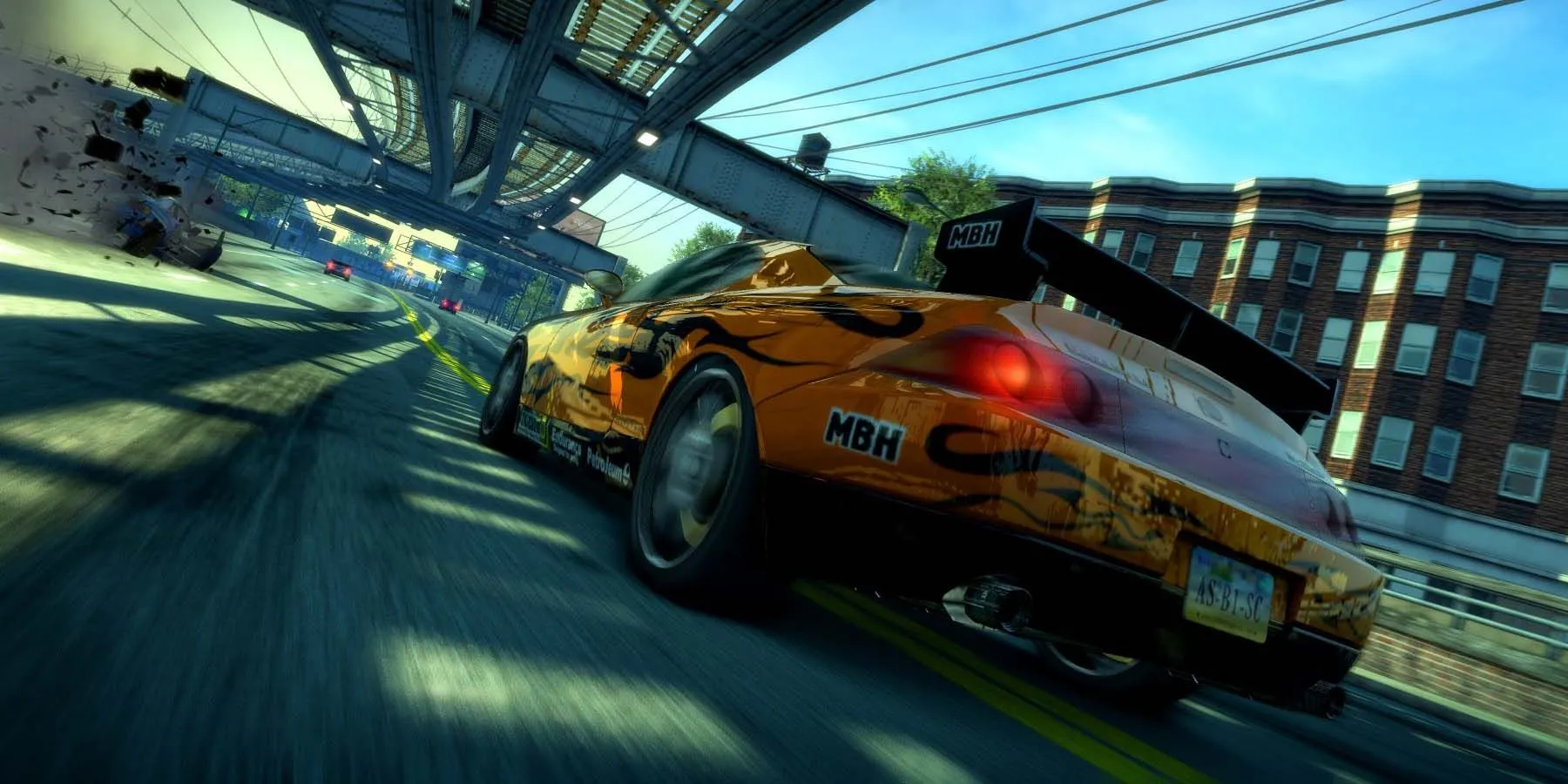 Xe đua lao vun vút trong thành phố của Burnout Paradise Remastered