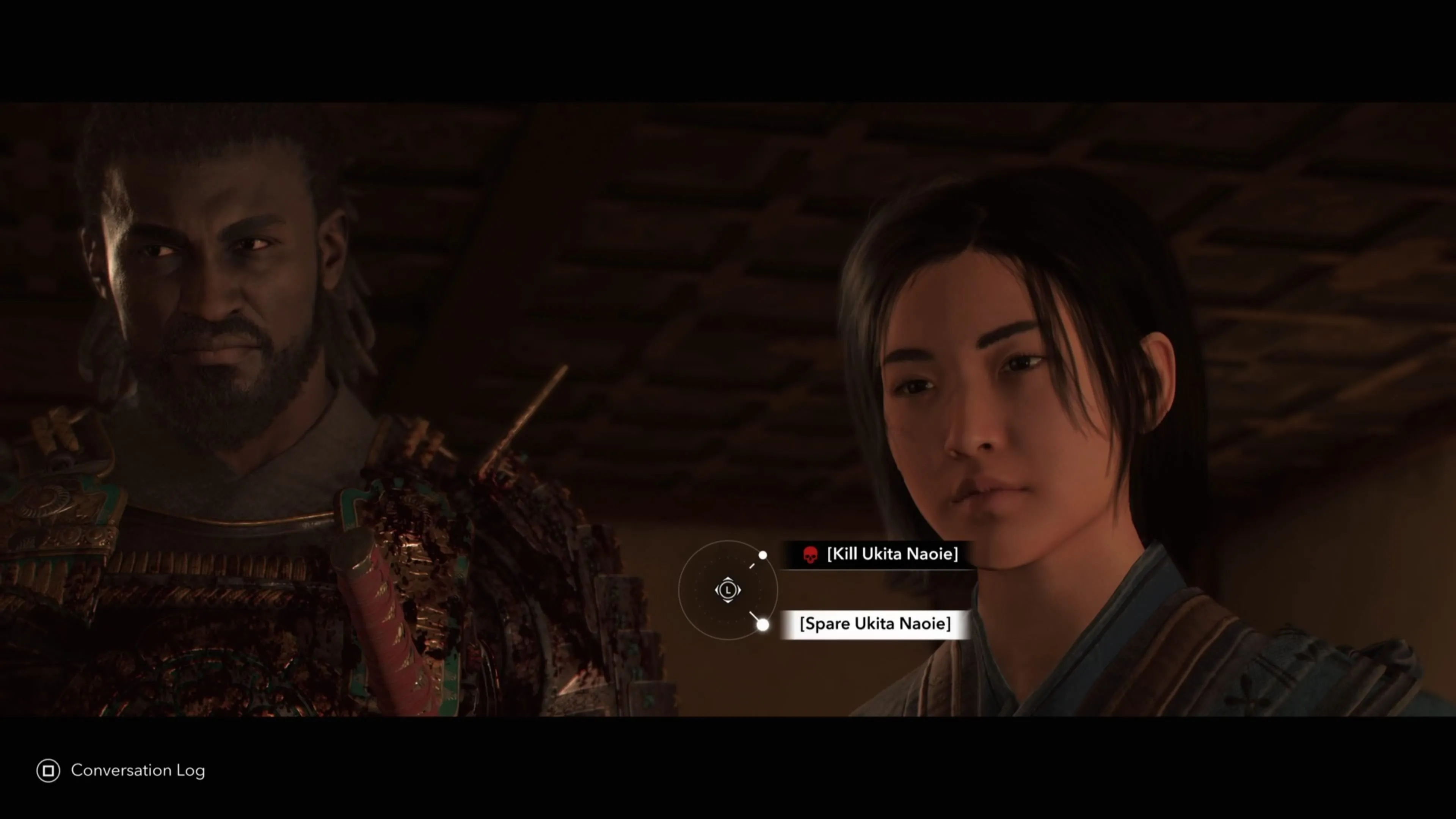 Yasuke đánh bại Ukita Naoie trong trận chiến cuối cùng của nhiệm vụ The Noble