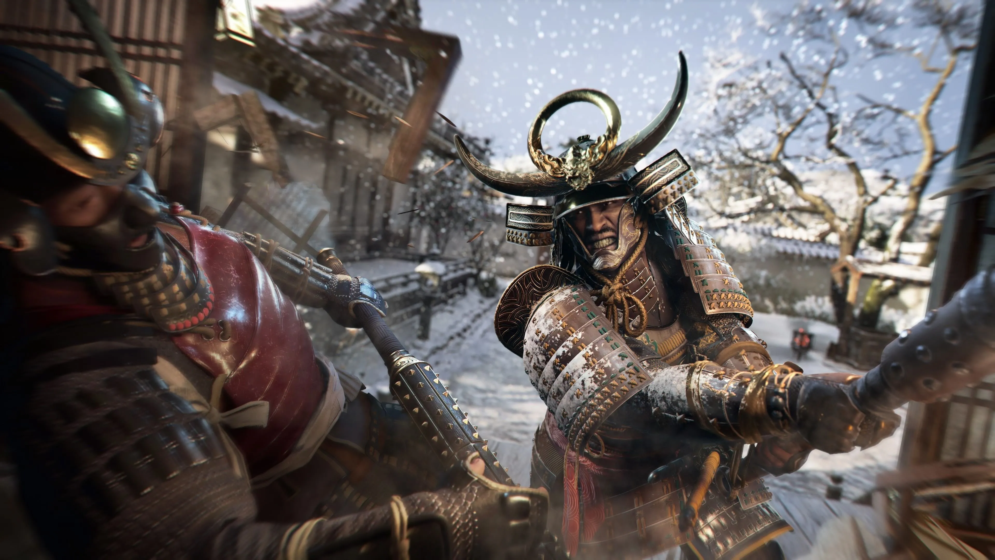 Yasuke trong một pha chiến đấu cận chiến trong Assassin's Creed Shadows