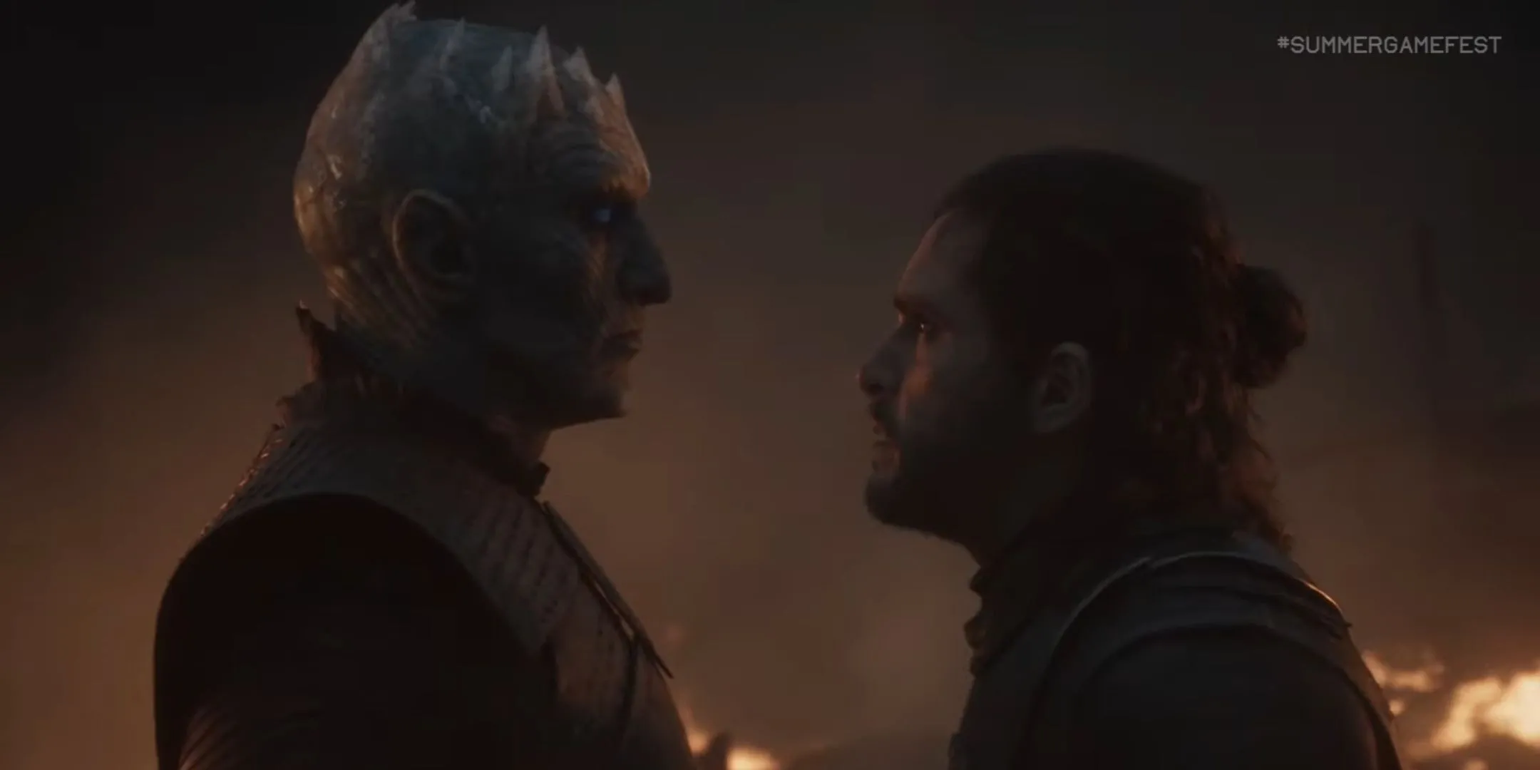 Tổng Hợp Những Bom Tấn Game Được Hé Lộ Tại Summer Game Fest 2025 1 Nhân vật Night King và Jon Snow xuất hiện trong ảnh minh họa cho game Game of Thrones War For Westeros