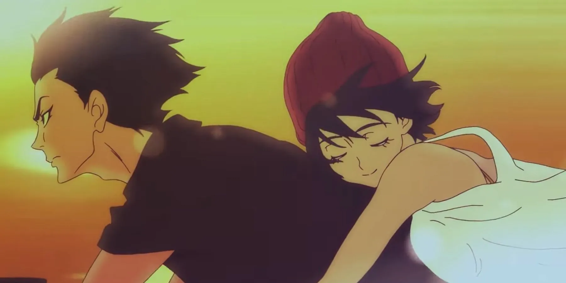 Akira Fudo và Miki Makimura trong cảnh cuối đầy bi kịch của Devilman Crybaby