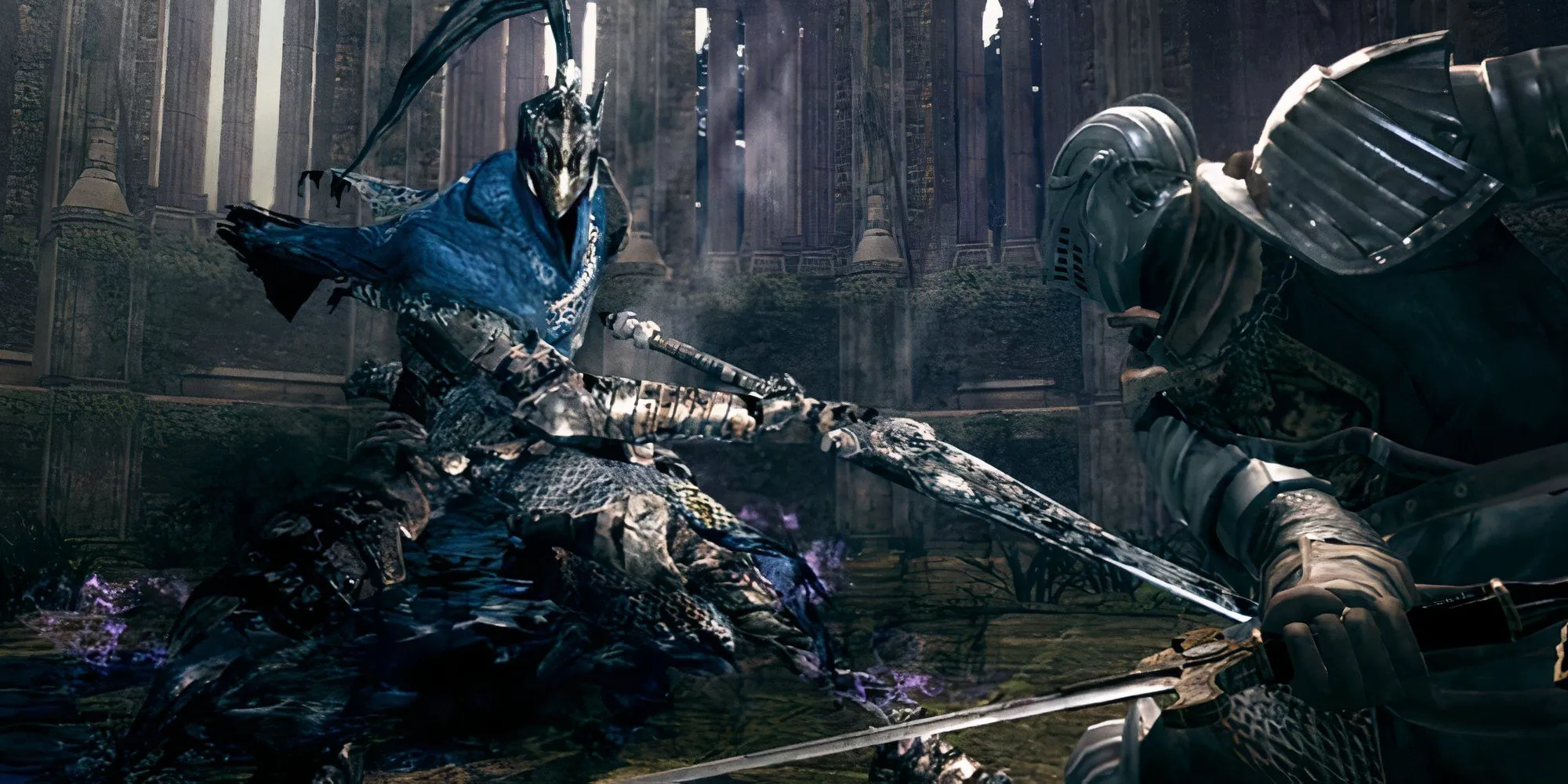 Artorias boss fight in Dark Souls 1