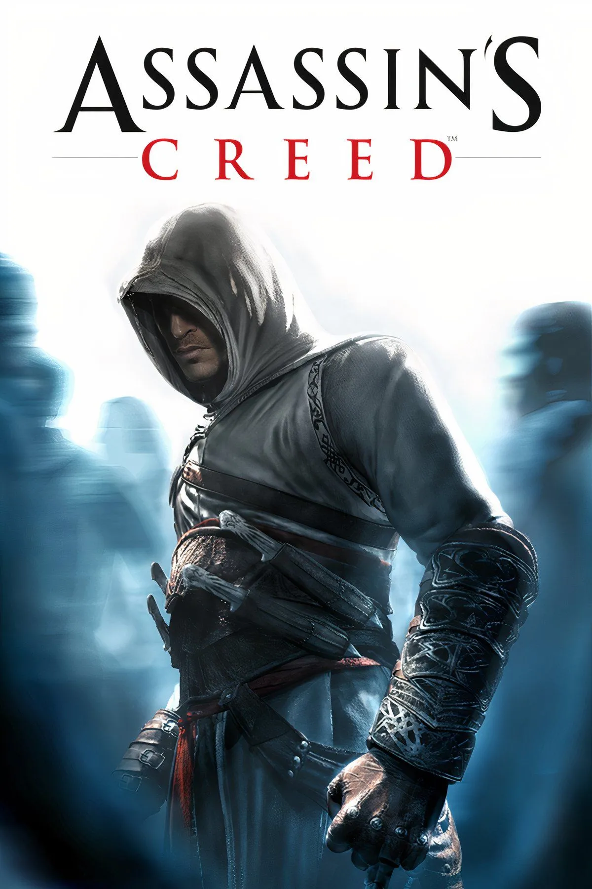 Assassin's Creed 1 với biểu tượng sát thủ và thiết kế bản đồ đầu game