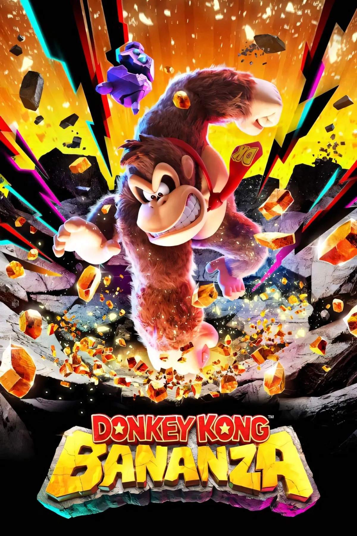 Bìa chính thức của game Donkey Kong Bananza