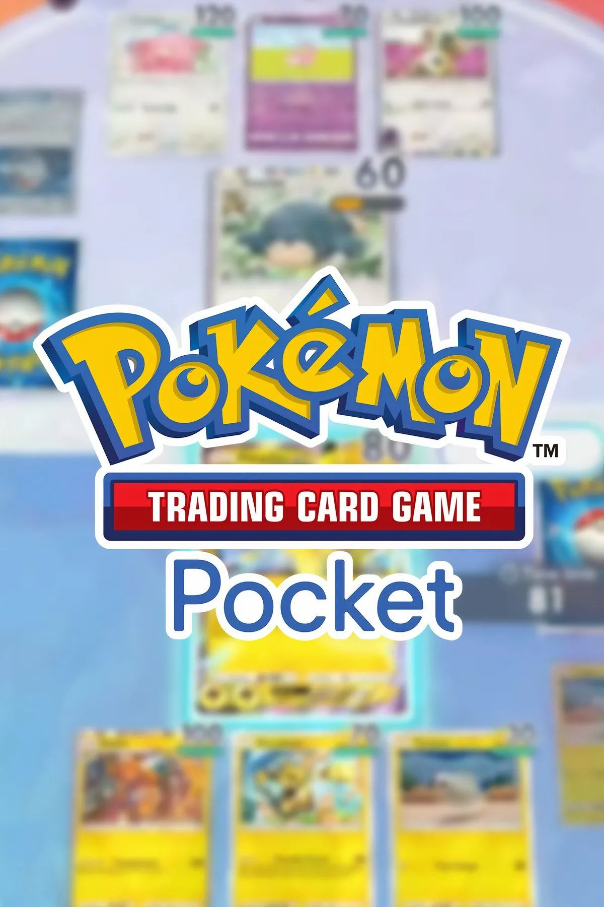 Bìa game Pokemon Trading Card Game Pocket, biểu tượng cho thế giới thẻ bài ảo mà game thủ sắp khám phá.