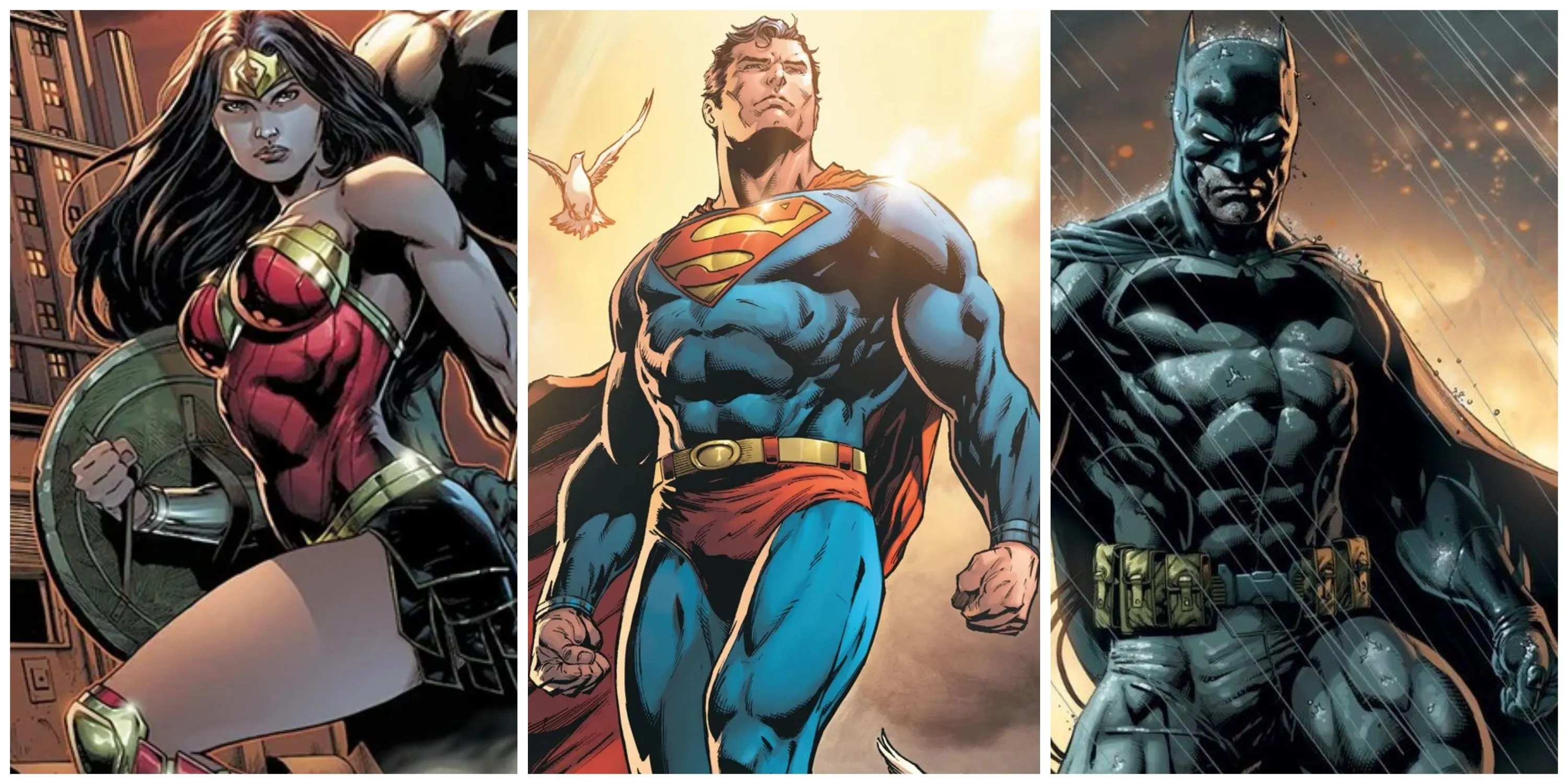 Bộ ba siêu anh hùng DC Comics Superman, Batman và Wonder Woman trong tạo hình của họa sĩ Jason Fabok