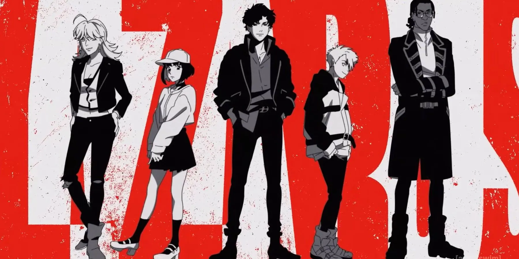 Các nhân vật chính trong bộ anime Lazarus của đạo diễn Shinichiro Watanabe và studio MAPPA, đại diện cho những tác phẩm đáng chú ý trong các mùa anime.