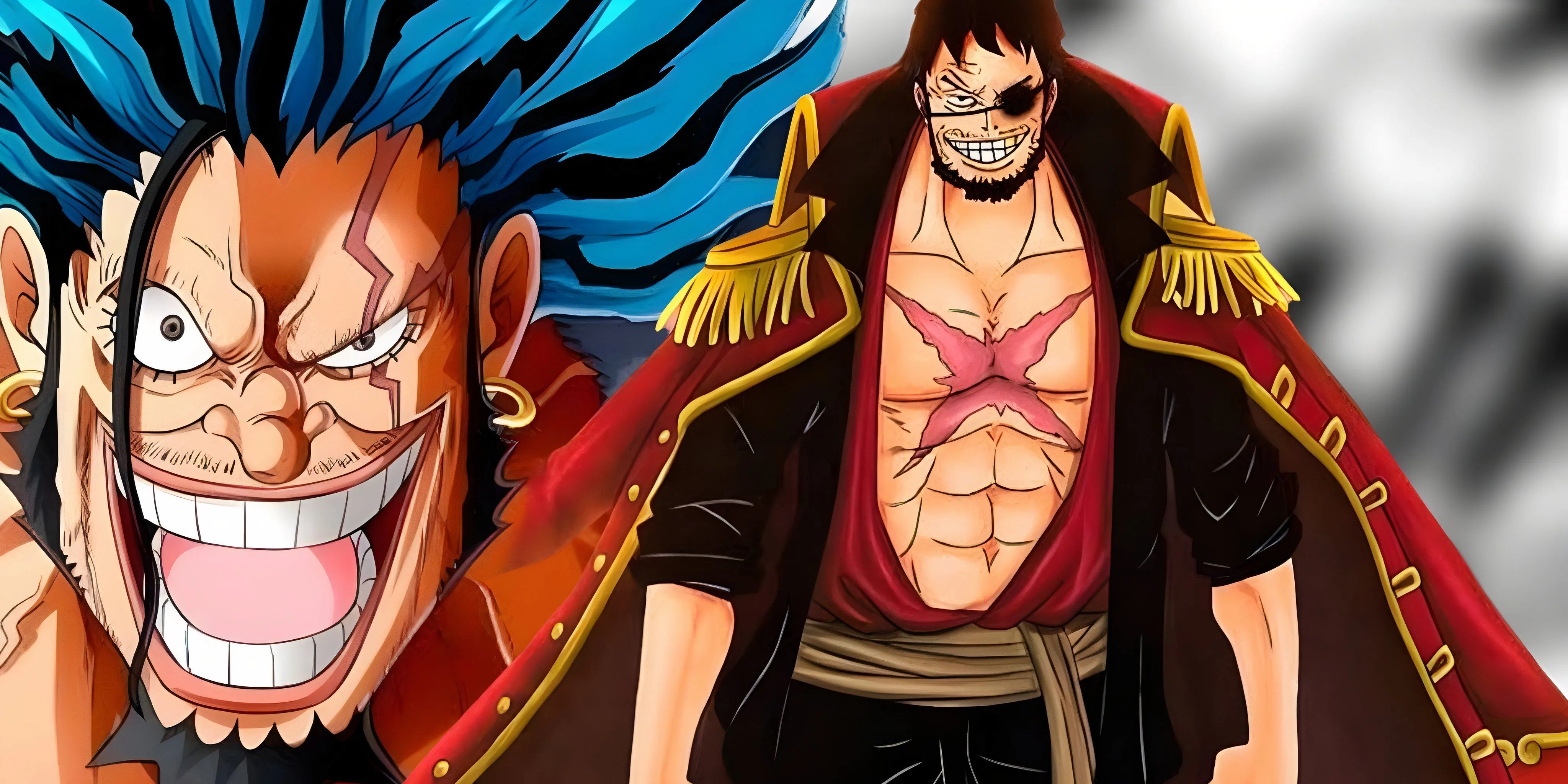 Các thành viên sáng lập của băng hải tặc Rocks, tiền đề cho các huyền thoại One Piece sau này.