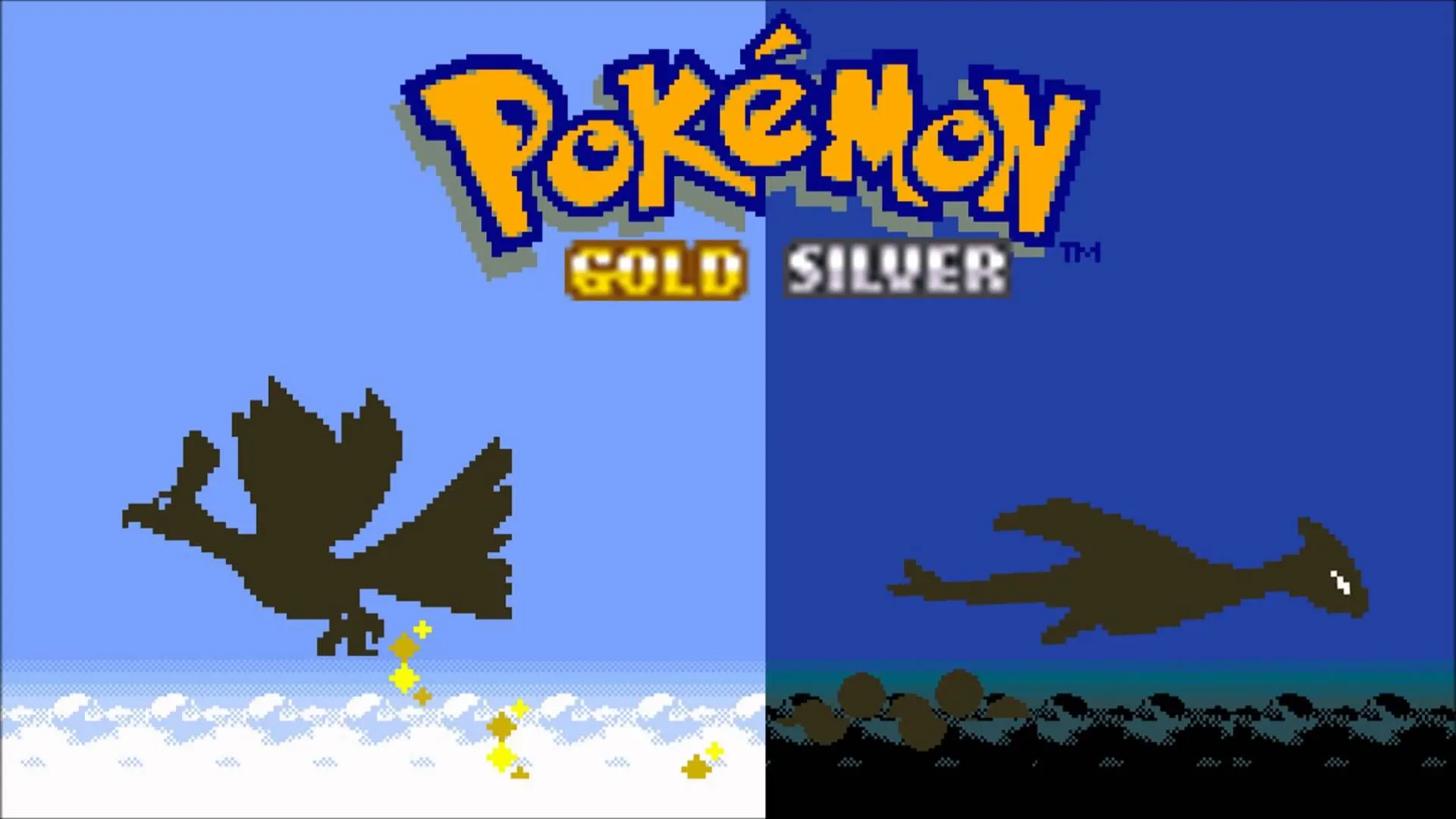 Cảnh chiến đấu trong game Pokemon Gold và Silver trên màn hình Nintendo 3DS