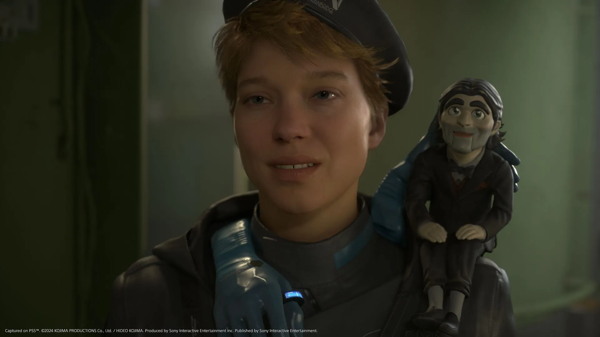 Cảnh thể hiện hiệu ứng đồ họa hoặc kỹ thuật render trong Death Stranding 2.