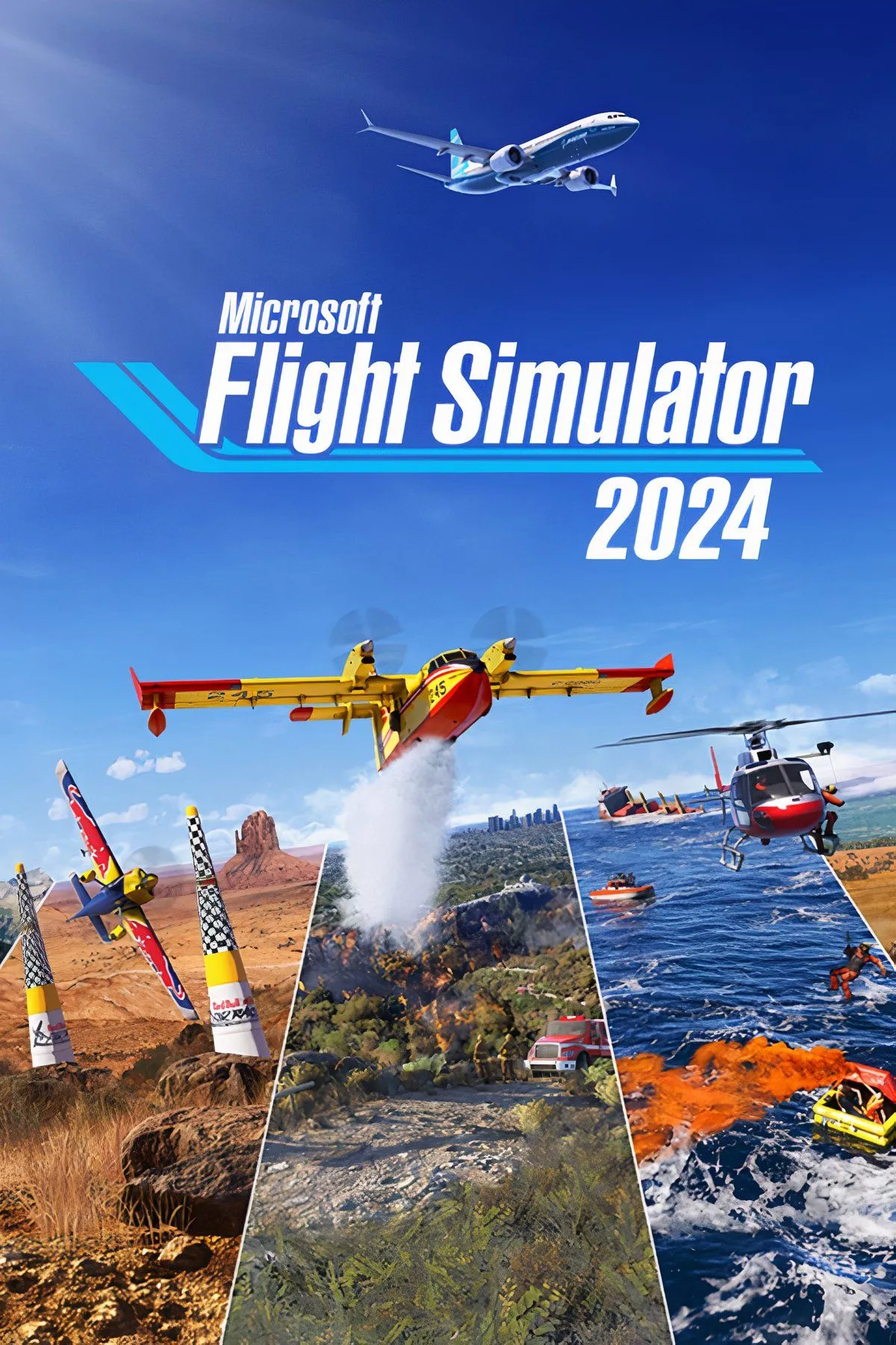 Chuyến bay ảo tuyệt đẹp qua bầu trời xanh trong Microsoft Flight Simulator 2024