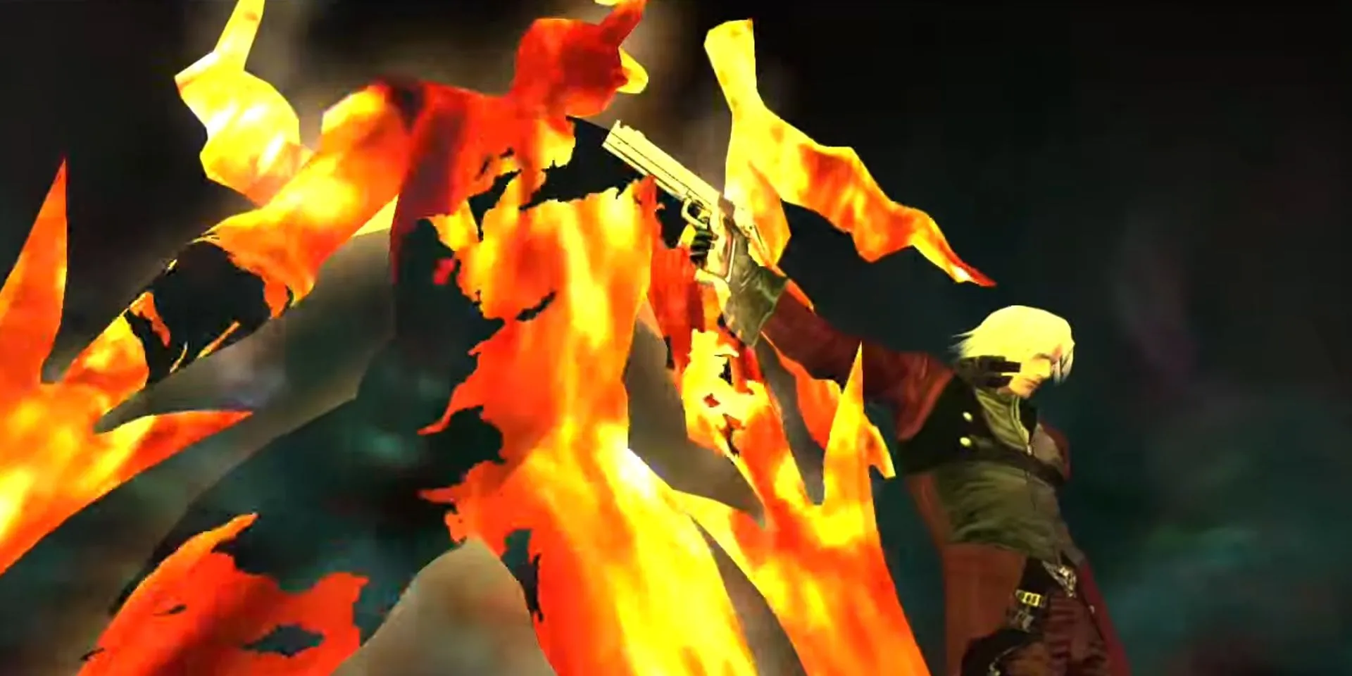 Dante đối đầu với Argosax ở cuối game Devil May Cry 2.