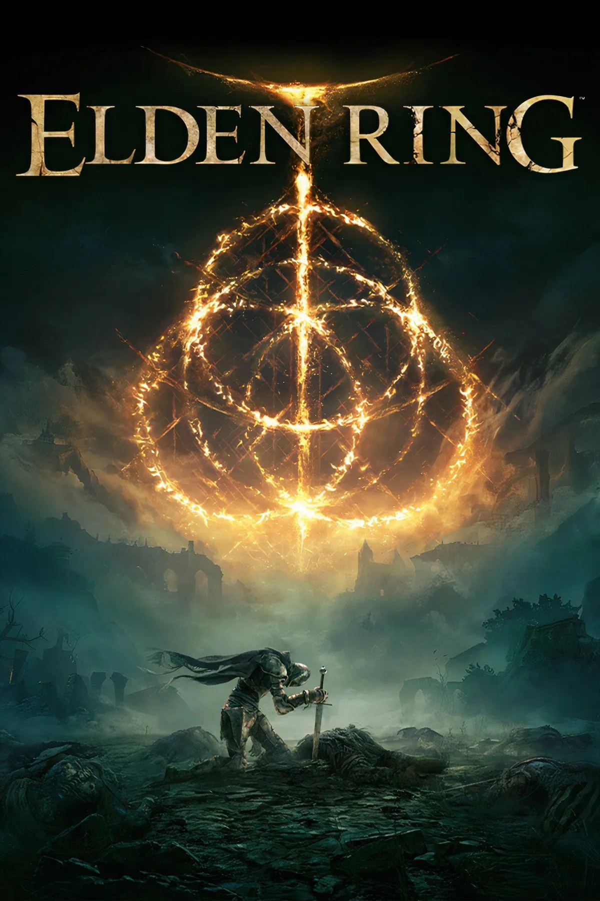 Elden Ring với hình ảnh cây Erdtree hùng vĩ tỏa sáng trên vùng đất Lands Between
