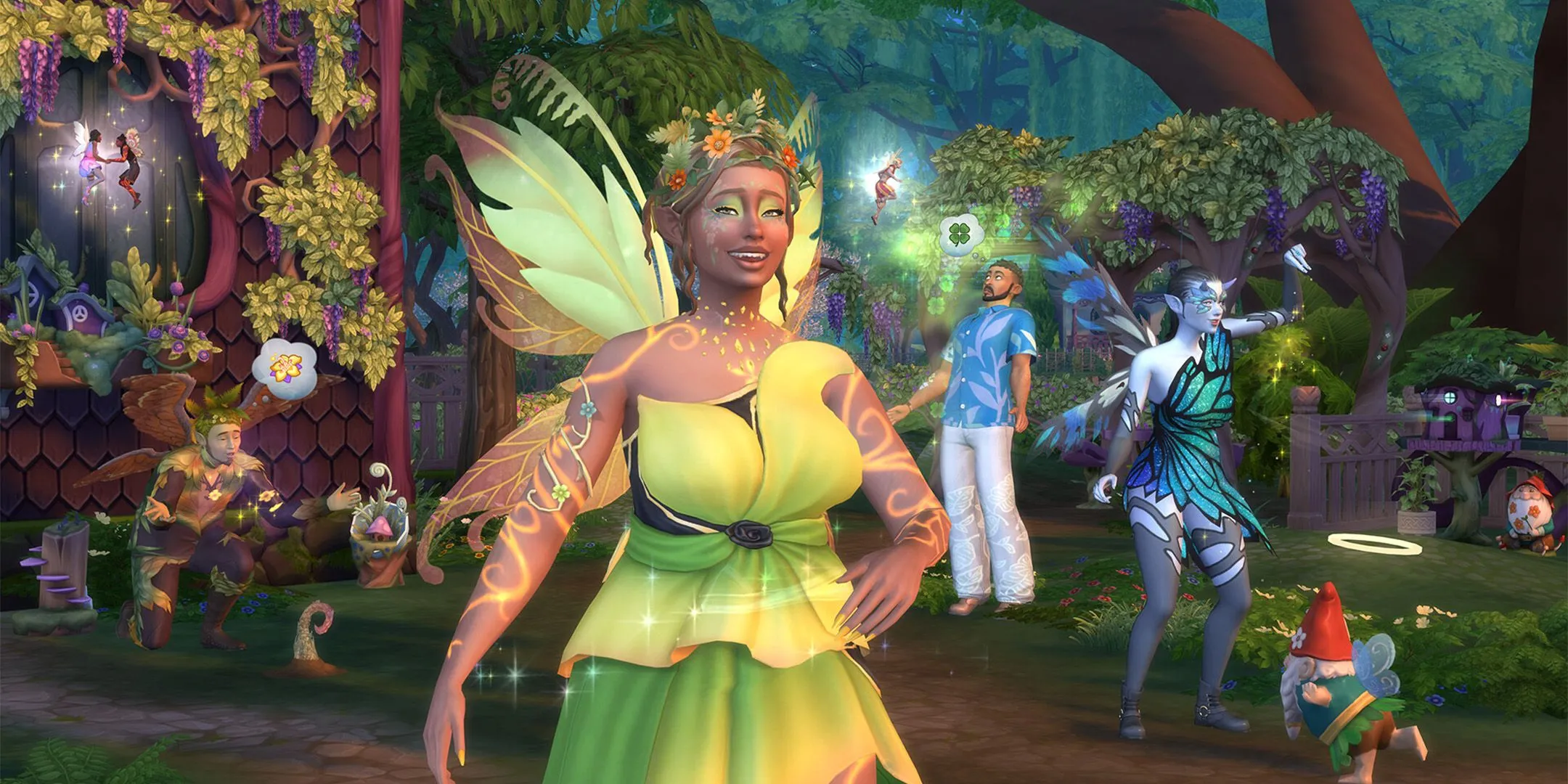 Giao diện chính gói mở rộng Enchanted by Nature trong The Sims 4