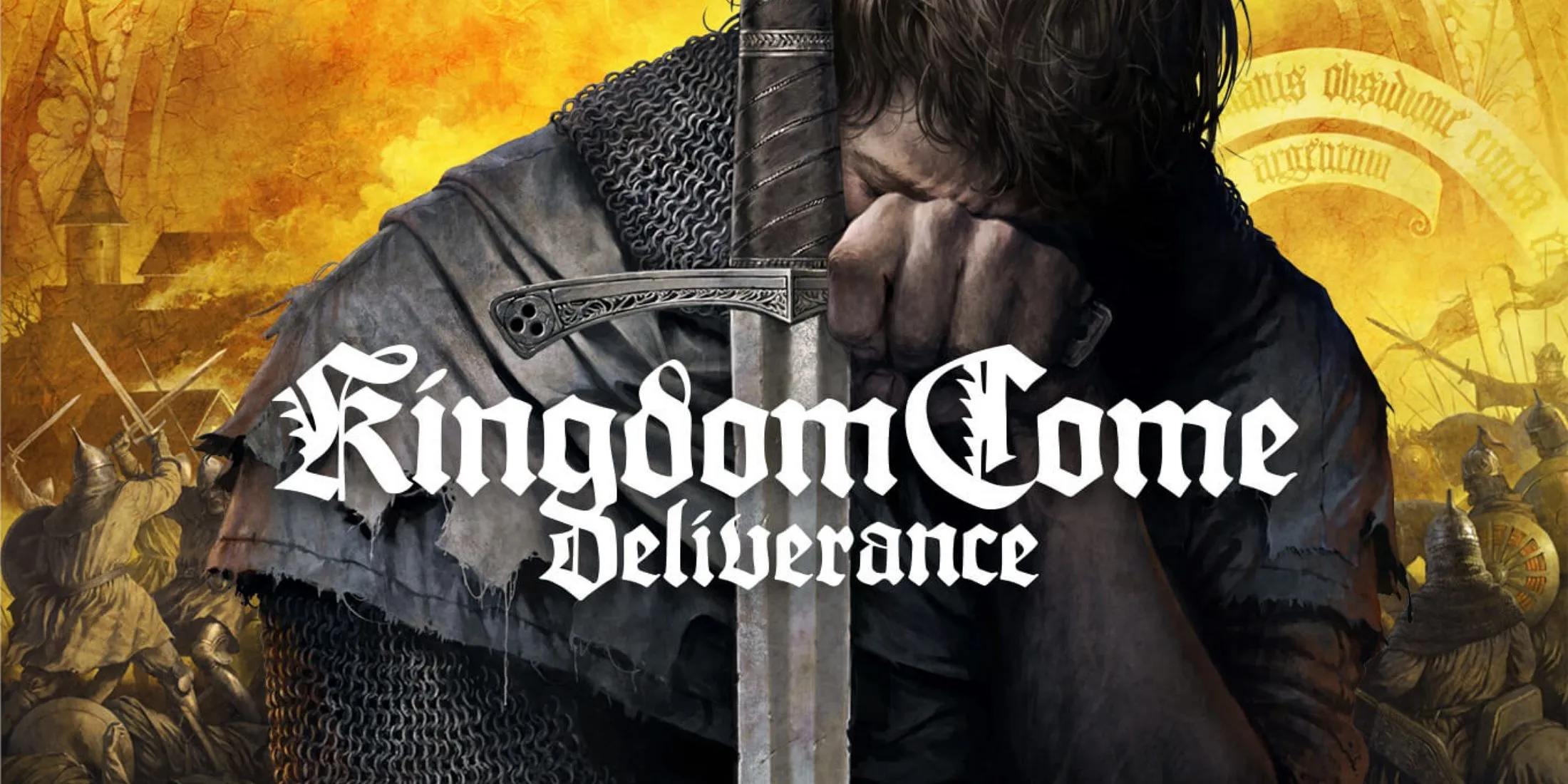 Hình ảnh chính thức của Kingdom Come: Deliverance với nhân vật Henry cầm kiếm
