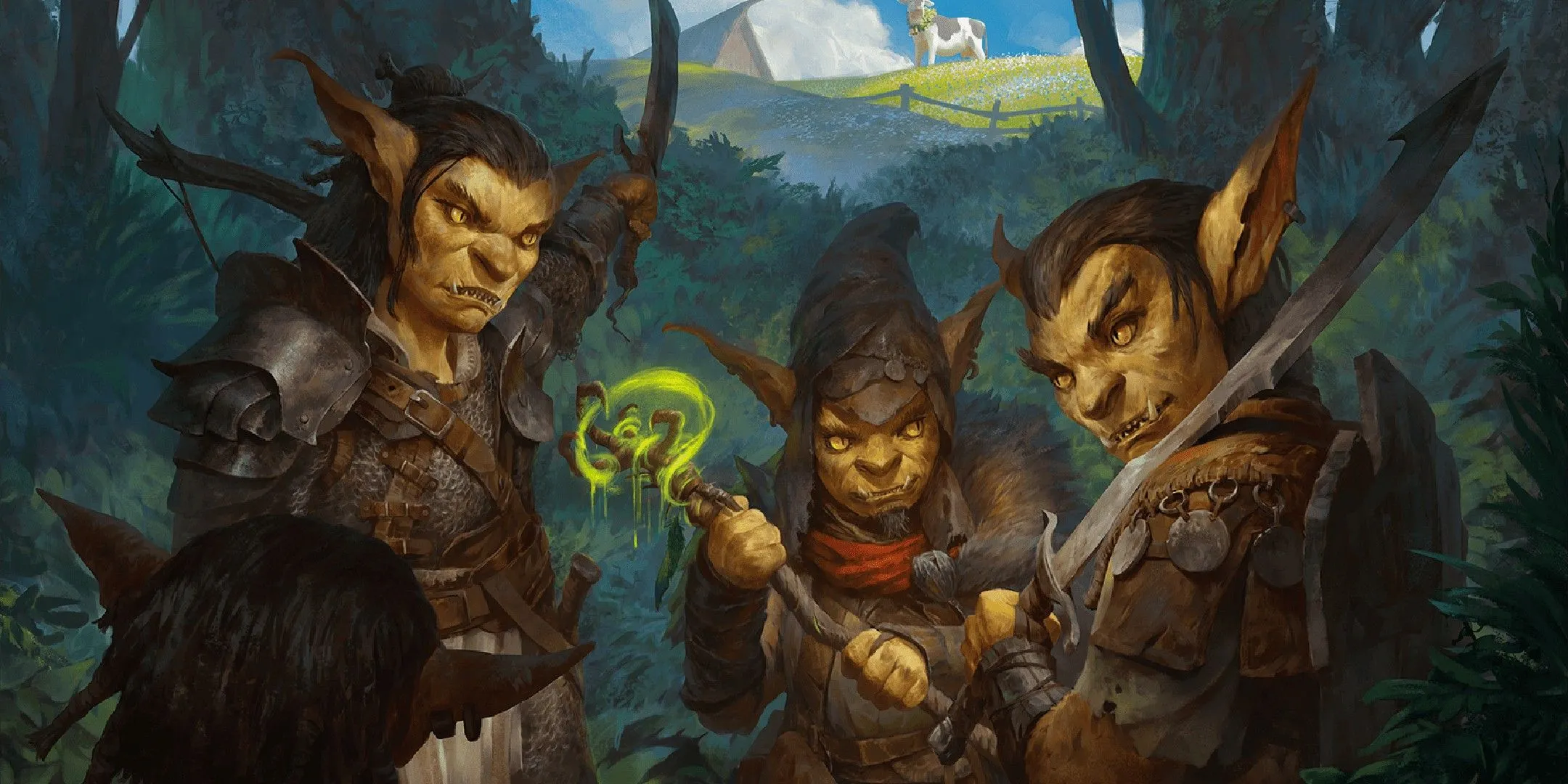 Hình ảnh Goblin trong Dungeons &amp; Dragons, liên quan đến khái niệm kiểm soát nhiều nhân vật.