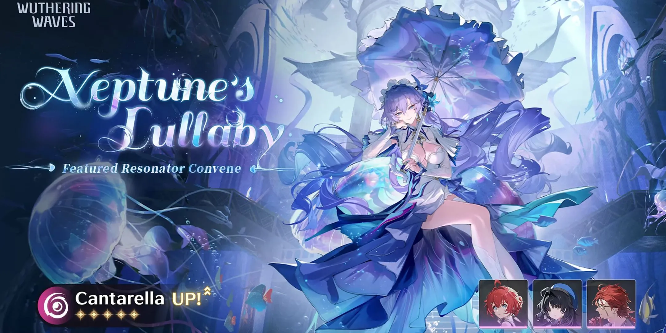 Hình ảnh nhân vật Cantarella trong banner rerun sắp tới của Wuthering Waves 2.5.