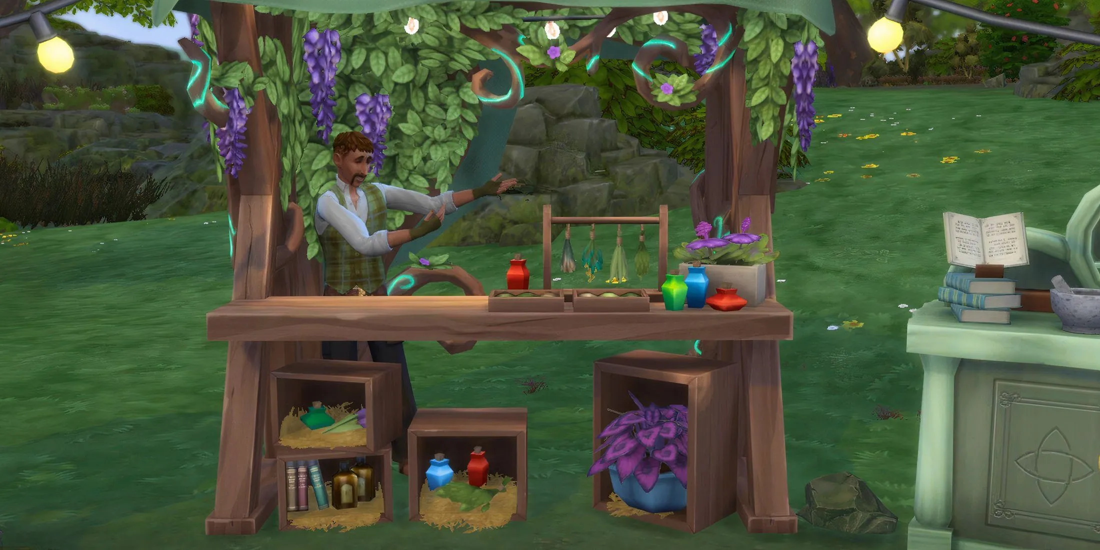 Hình ảnh Sims đang bị mắc bệnh hoặc tác dụng phụ từ thuốc trong The Sims 4