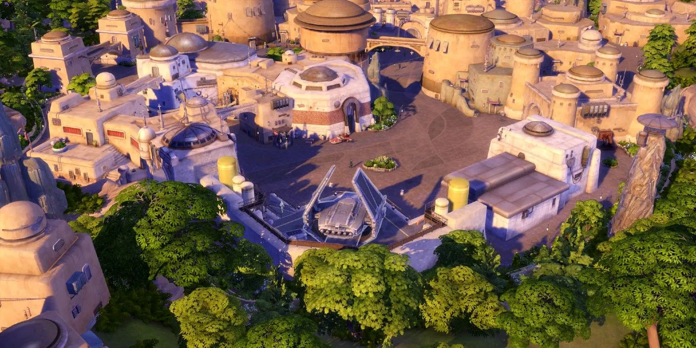 Khu vực First Order District trong thế giới Batuu của The Sims 4 Star Wars