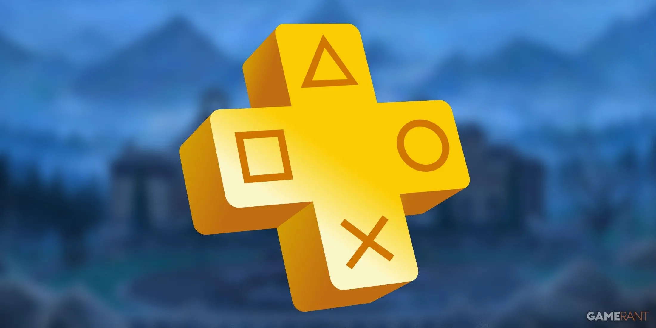 Logo game Blue Prince trên nền biểu tượng PlayStation Plus, gợi ý game có mặt trên dịch vụ