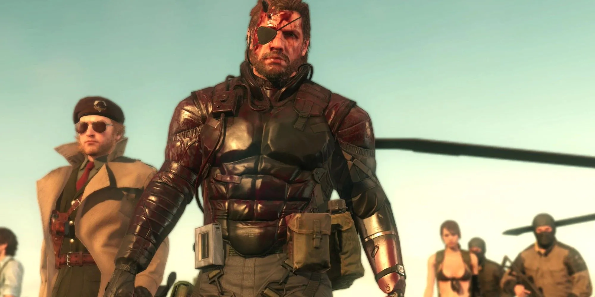 Metal Gear Solid V: Venom Snake đang đi bộ