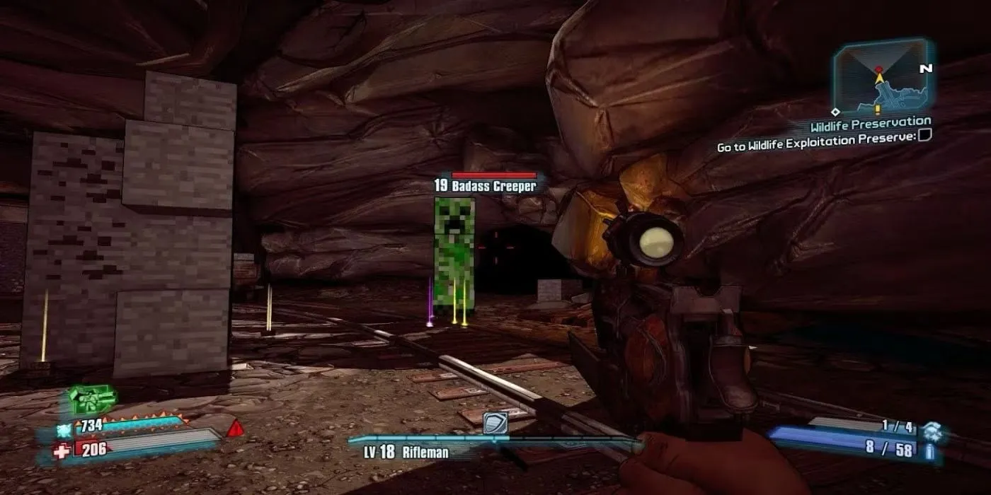 Minecraft Cave Borderlands 2