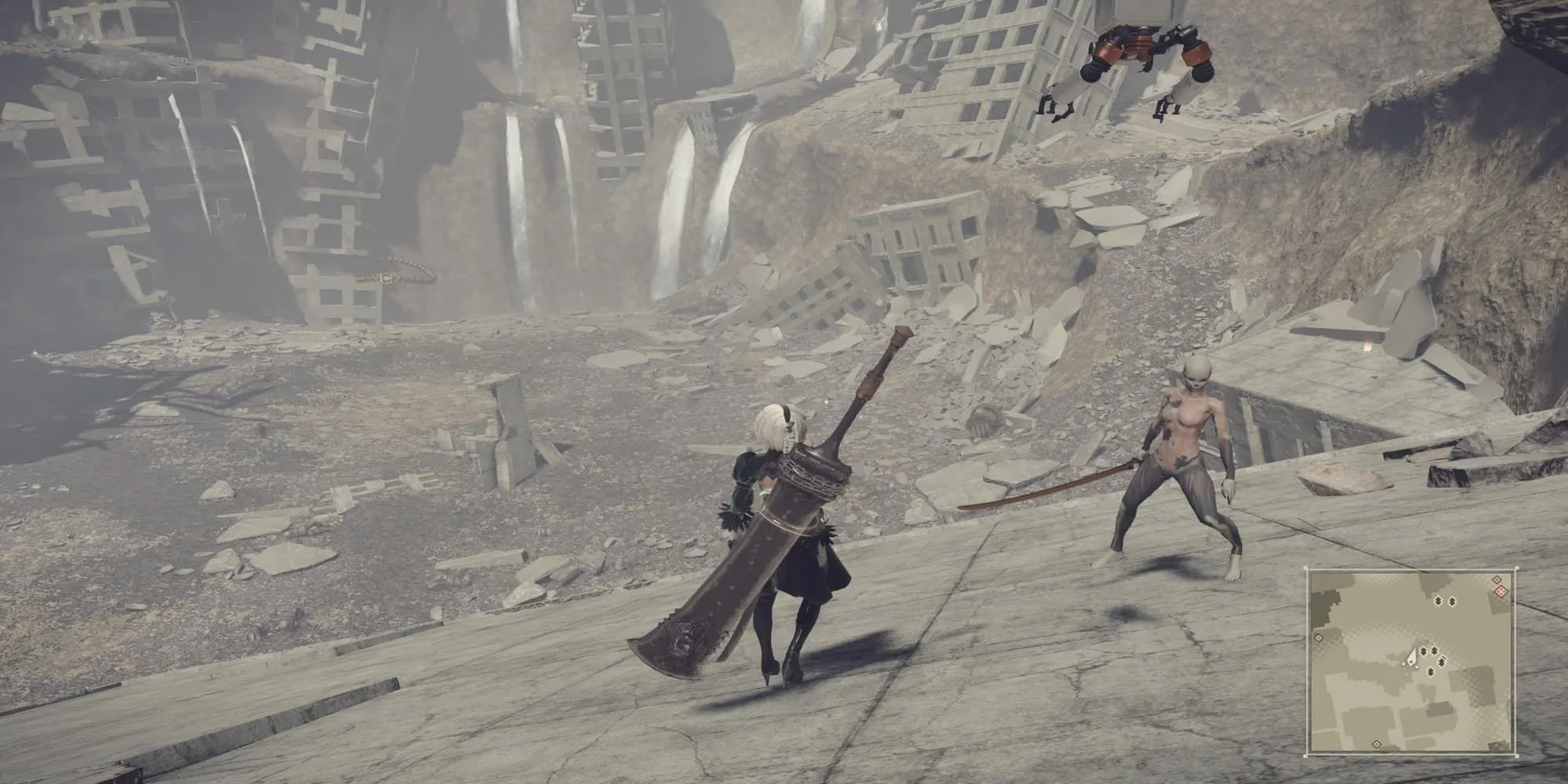 Một Android đã được sửa chữa trong NieR: Automata