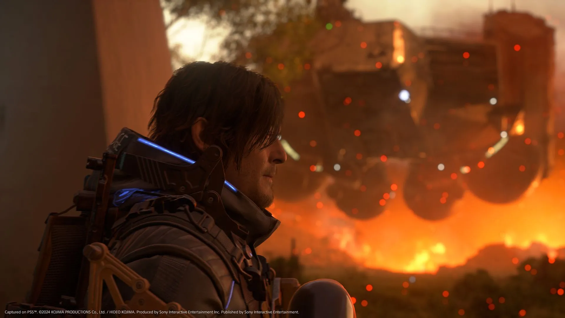 Một cảnh hành động hoặc khám phá trong Death Stranding 2.