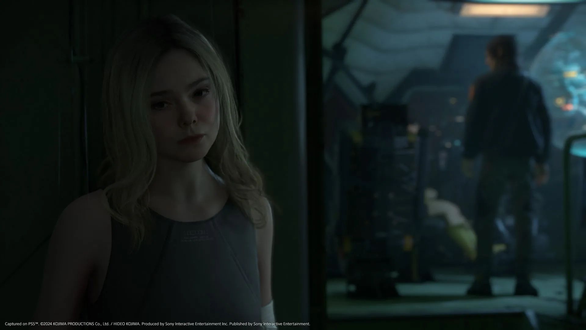 Một cảnh phiêu lưu hoặc khám phá trong môi trường rộng lớn của Death Stranding 2.