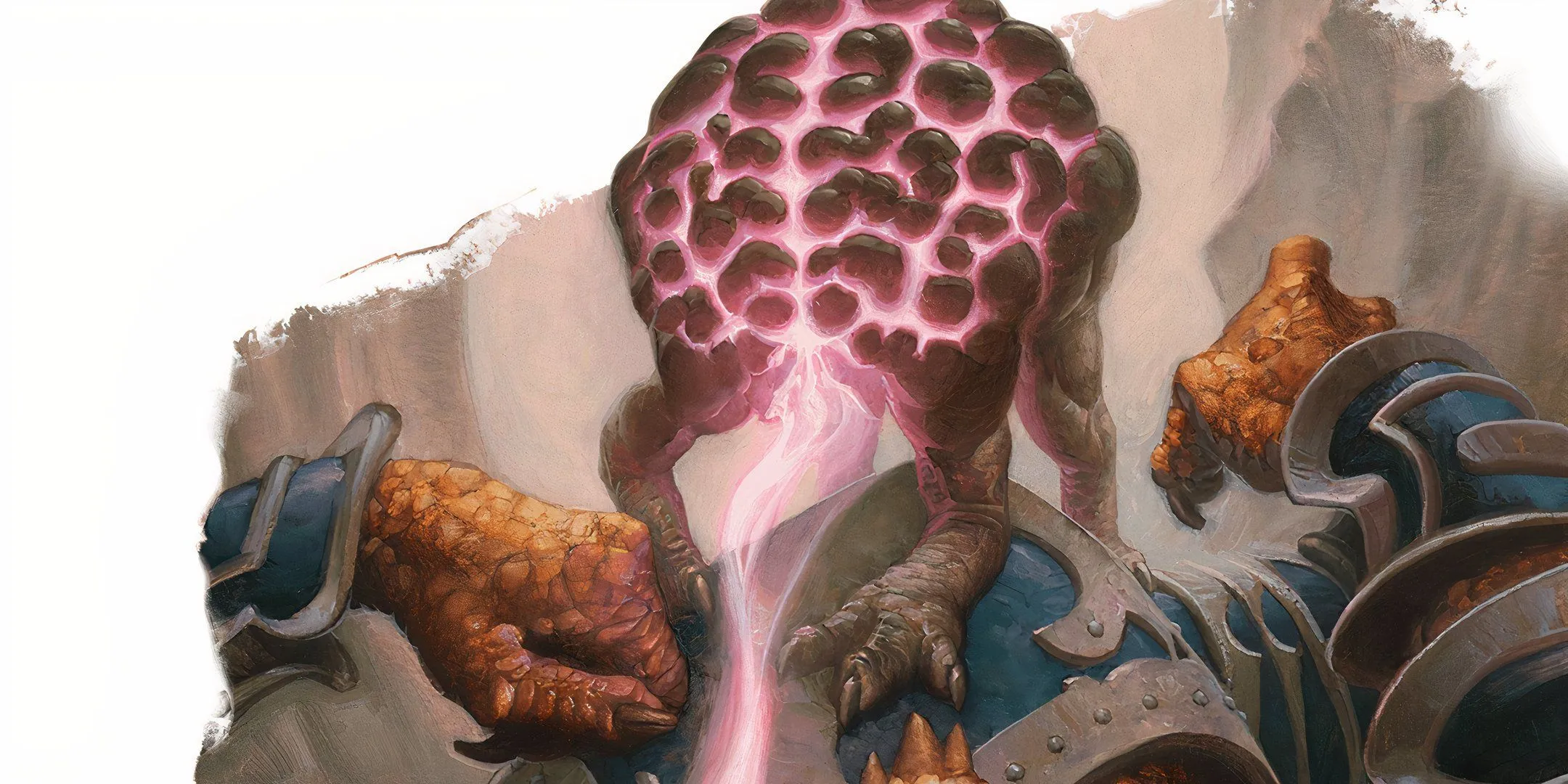 Một Intellect Devourer đang kiểm soát một cơ thể Dragonborn trong Dungeons &amp; Dragons.