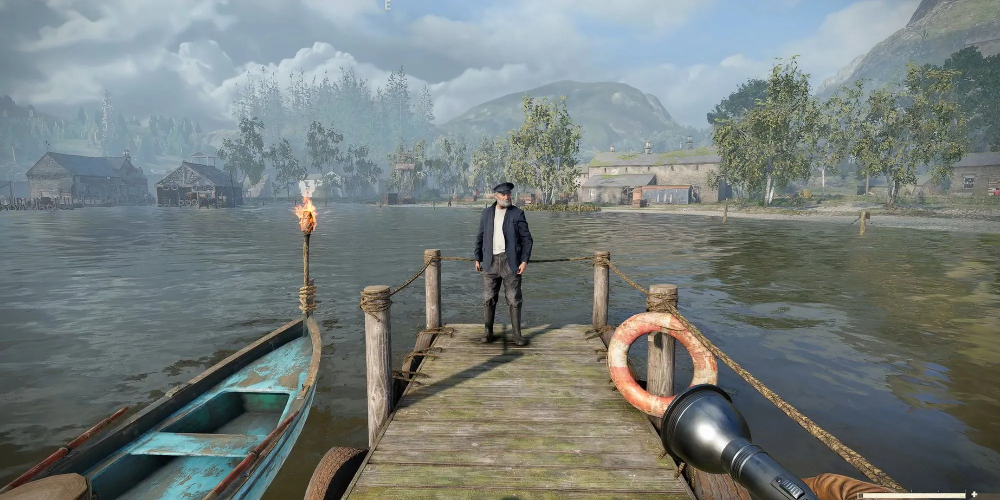 Nhân vật Bill Anderson, ngư dân giúp người chơi đến hòn đảo Midsummer trong Atomfall: Wicked Isle DLC