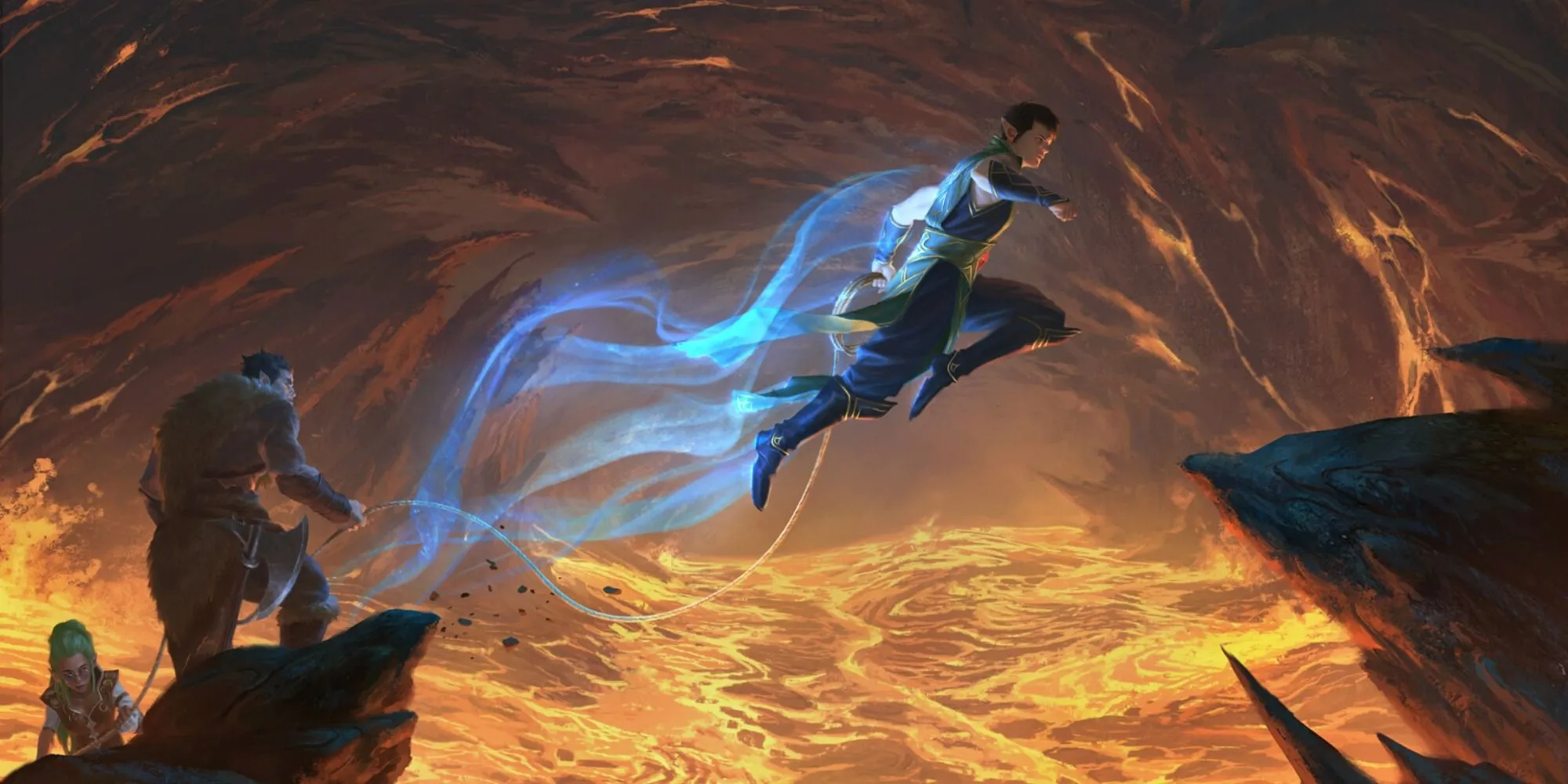 Nhân vật D&amp;D bay lượn tự do nhờ phép Biến Đổi thuật (Transmutation)