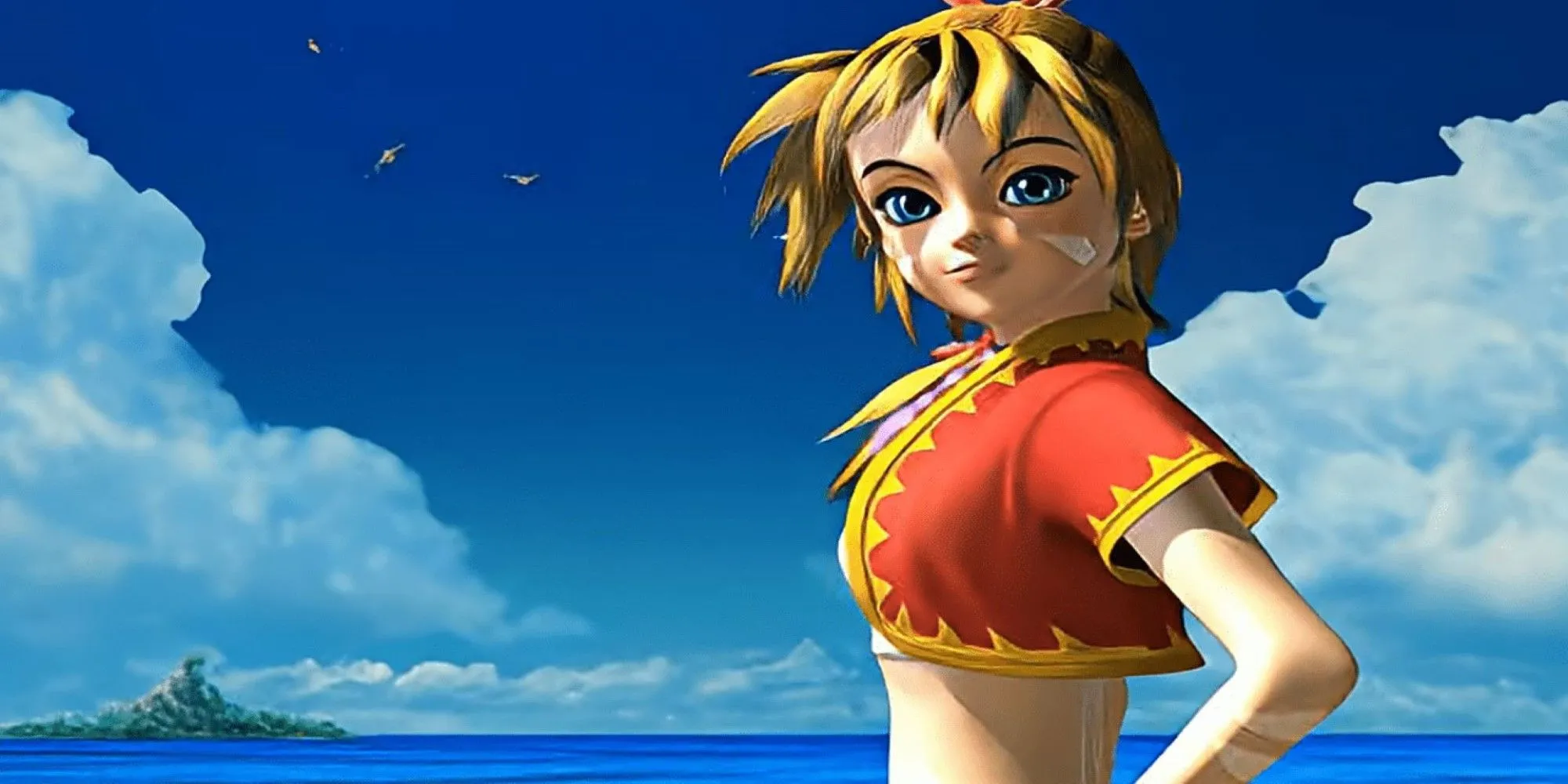 Nhân vật Kid trong game JRPG Chrono Cross