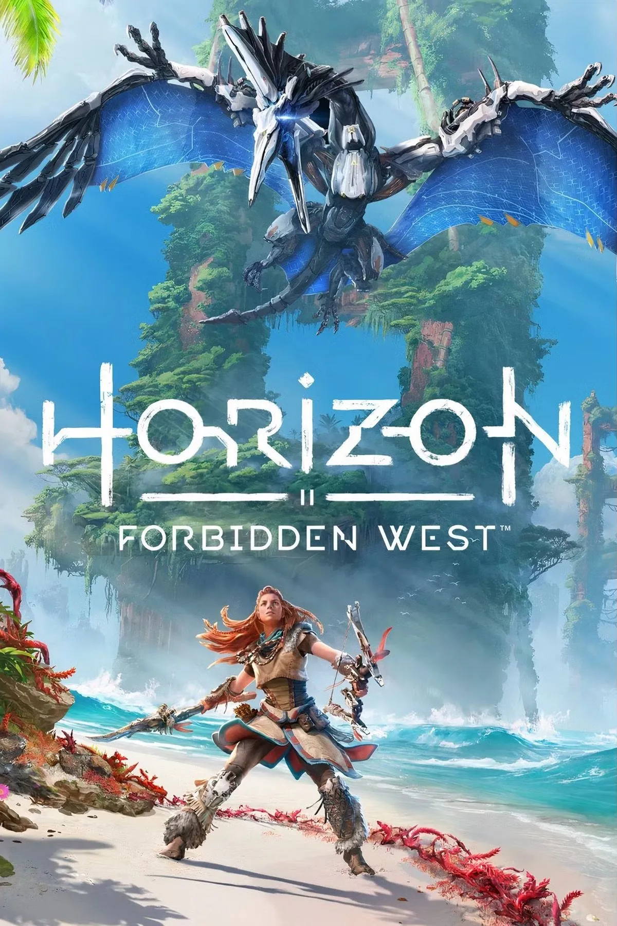 Nữ chiến binh Aloy đối mặt với cỗ máy khủng lồ trong thế giới tuyệt đẹp của Horizon Forbidden West