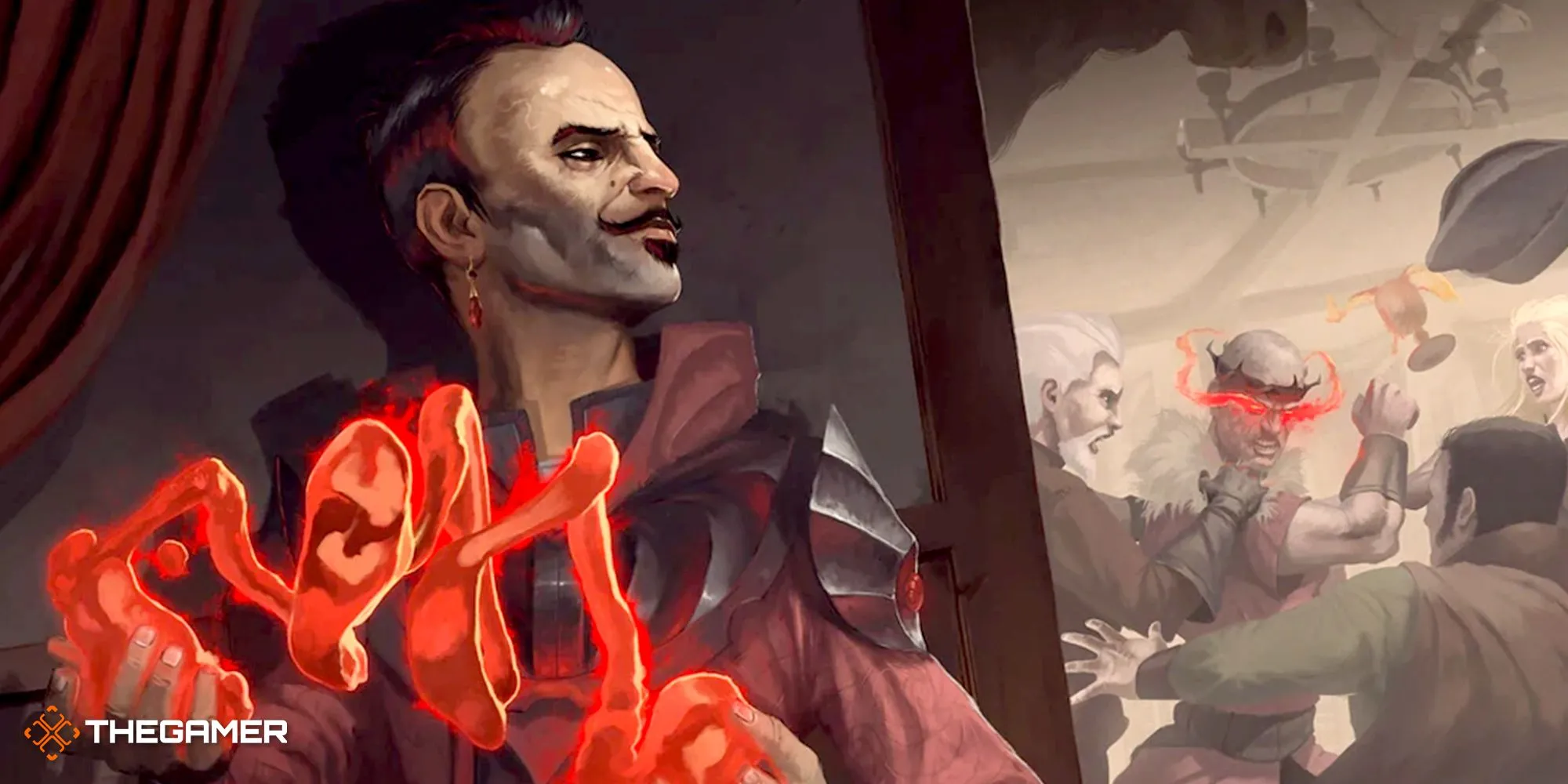 Phù thủy Bloodboil Sorcerer với bùa chú ảnh hưởng tâm trí trong Dungeons &amp; Dragons