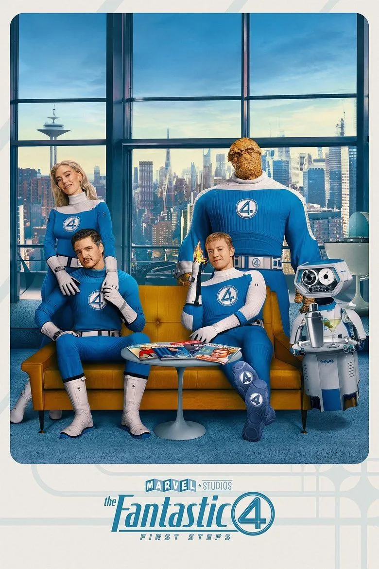 Poster phim The Fantastic Four First Steps 2025
