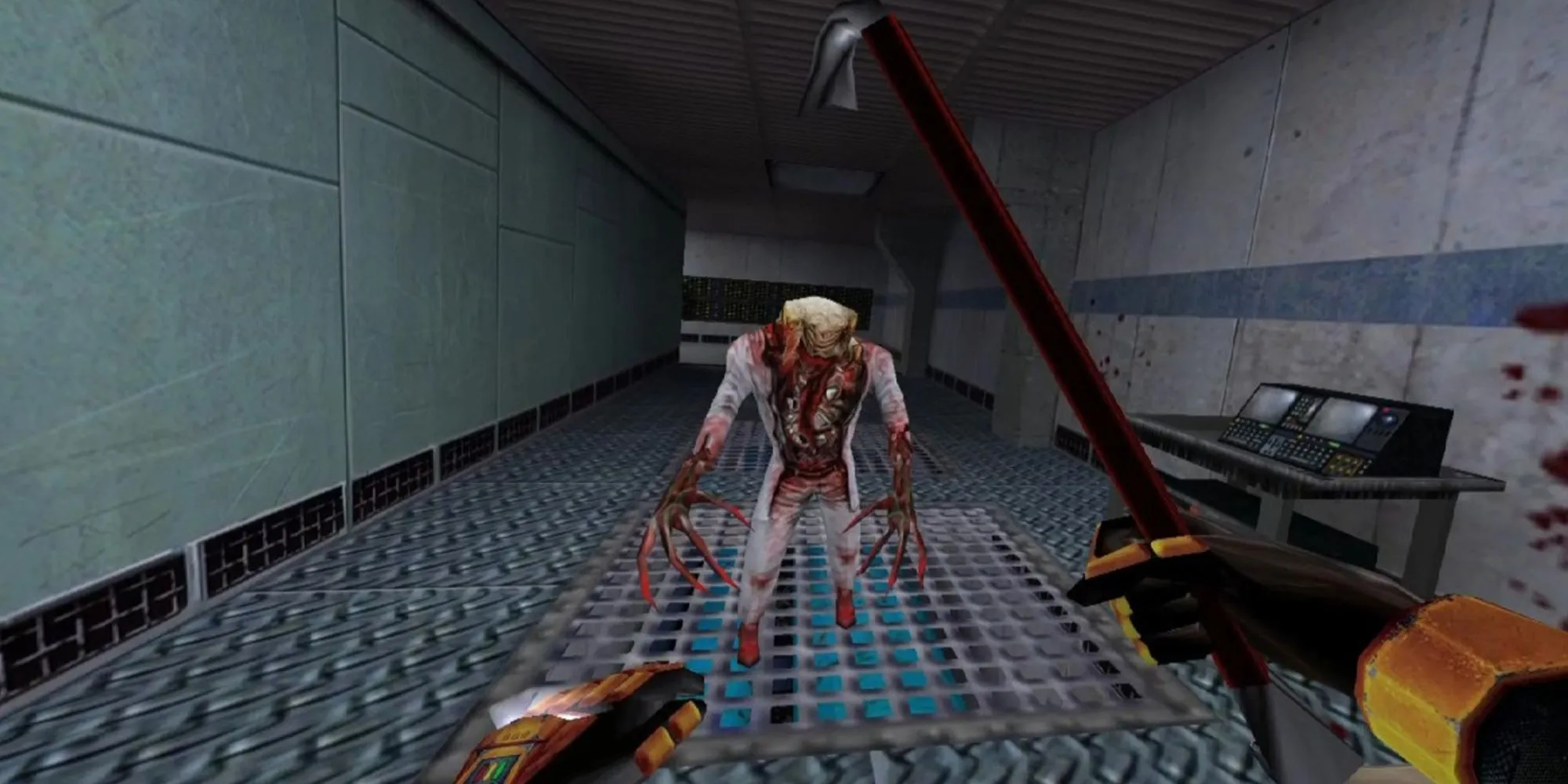Quái vật Headcrab trong game bắn súng góc nhìn thứ nhất Half-Life 1