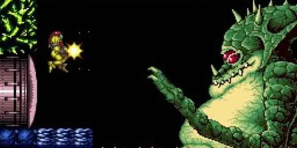 Samus Aran khám phá hành tinh Zebes trong game Metroidvania huyền thoại Super Metroid