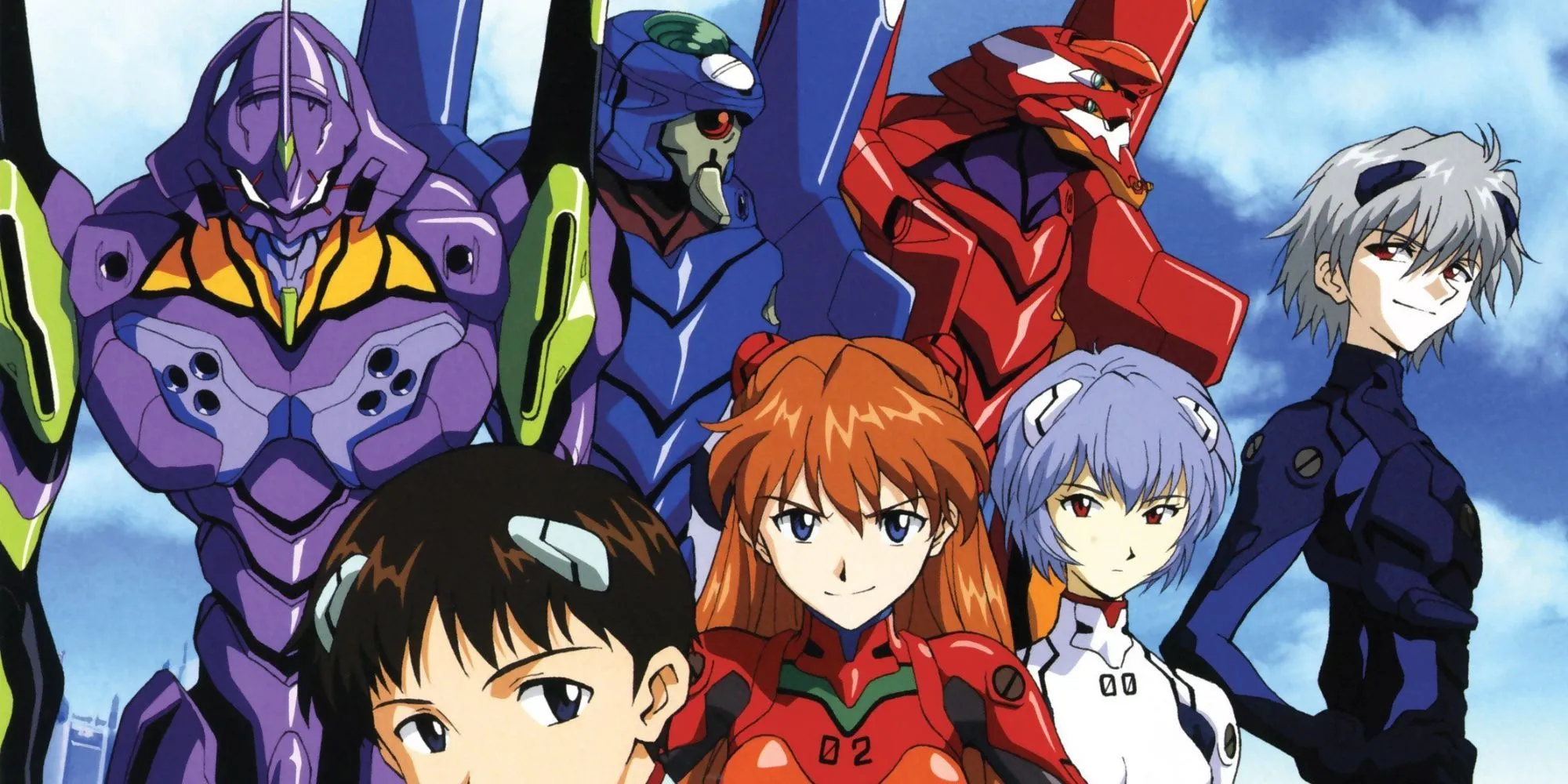 Shinji và các Eva khác sẵn sàng cho cuộc chiến chống lại Angels
