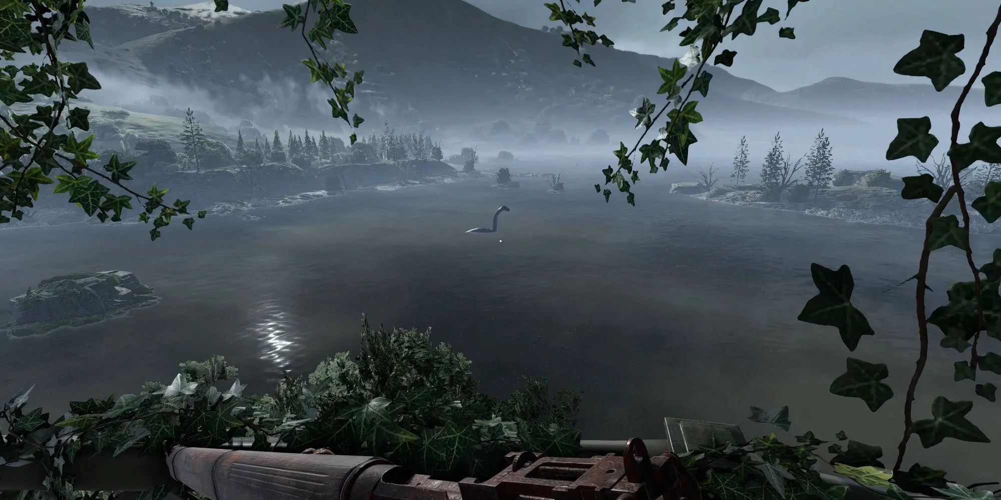 Sinh vật biển khổng lồ với xúc tu xuất hiện ở vùng nước trong Atomfall: Wicked Isle DLC
