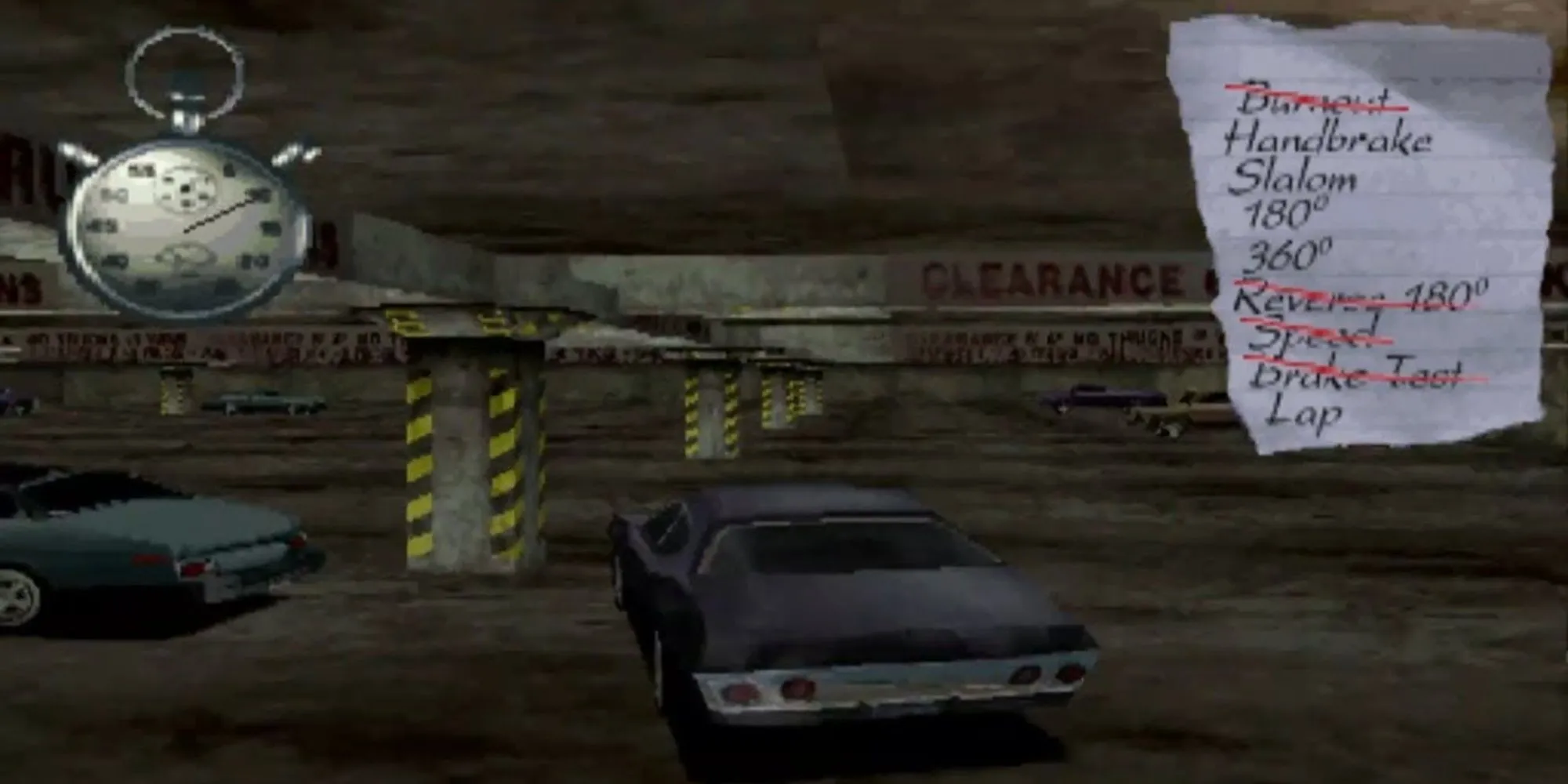 Thử thách gara huyền thoại trong bài hướng dẫn game Driver PS1