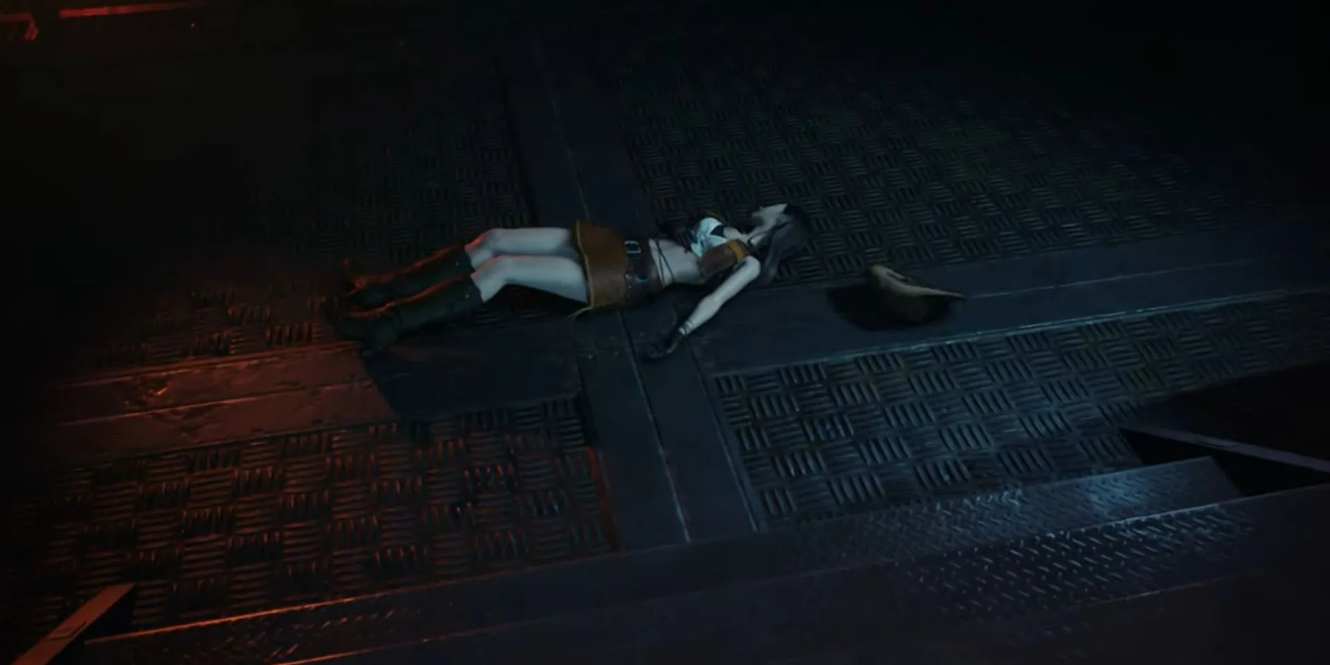 Tifa bị Sephiroth làm trọng thương trong phân cảnh hồi tưởng ở Final Fantasy 7 Rebirth.